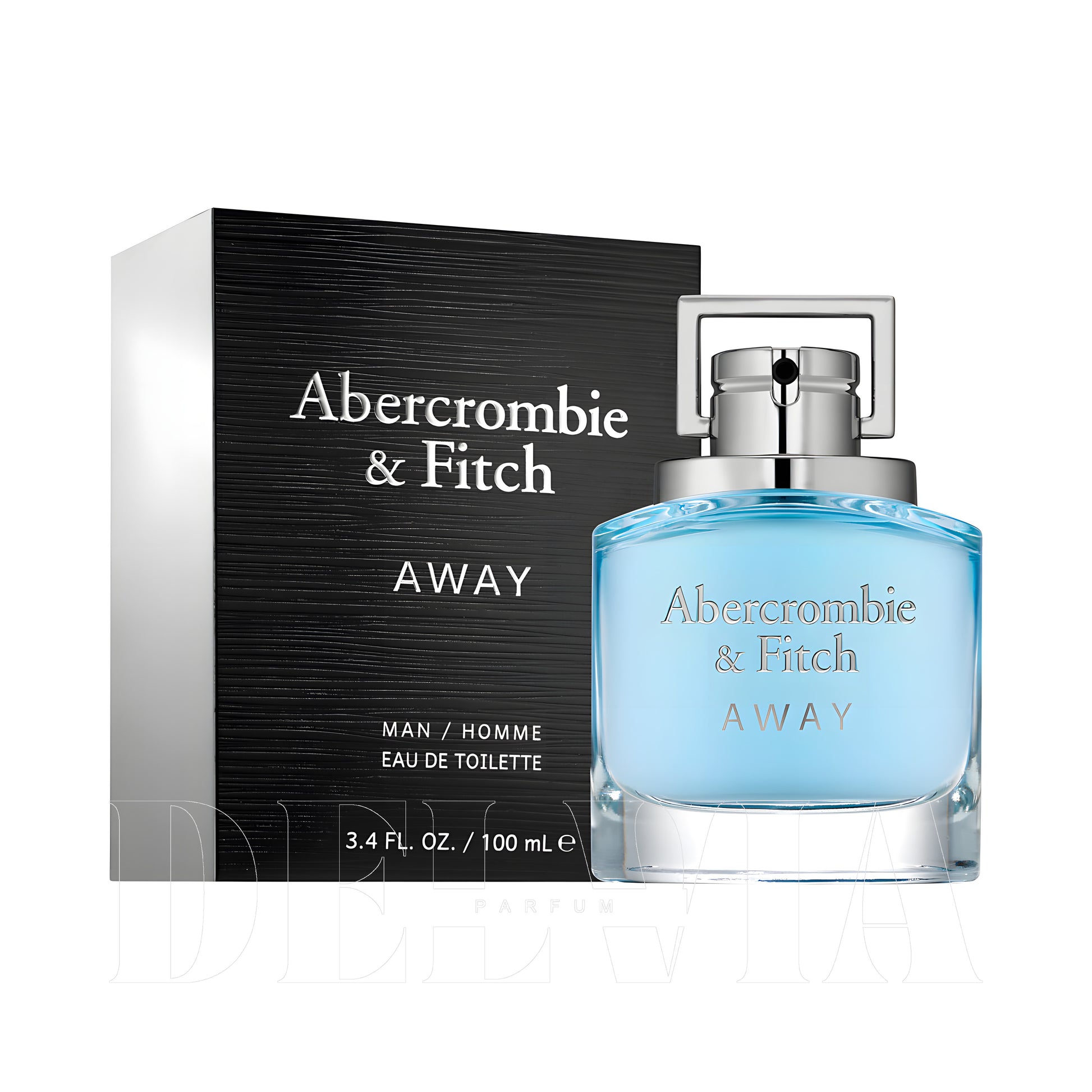 Abercrombie Fitch Away Men 5 ml dekant parfüm — kutu ve şişe görseli