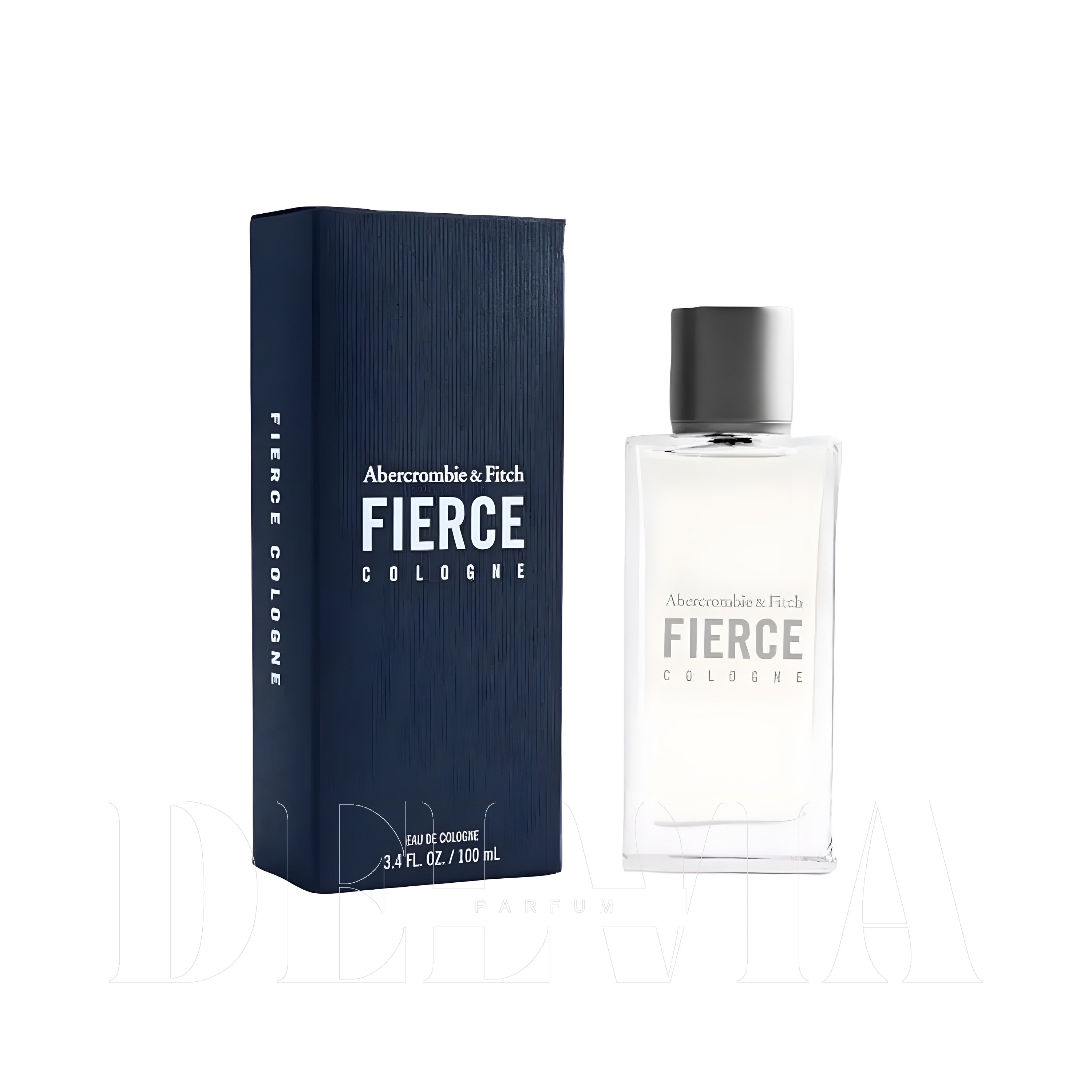 Abercrombie Fitch Fierce Cologne 5 ml dekant parfüm — kutu ve şişe görseli