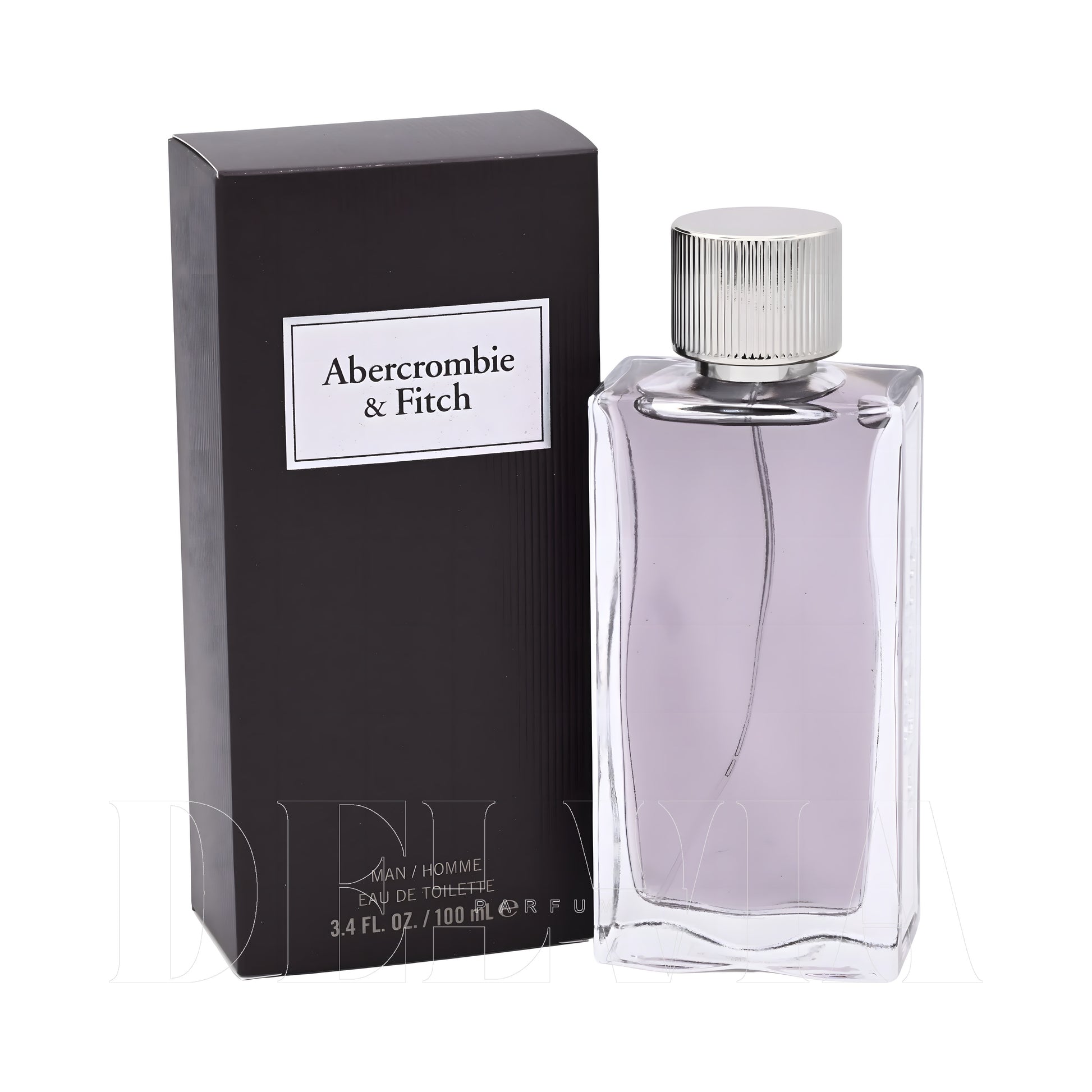 Abercrombie Fitch First Instinct 2 ml dekant parfüm — kutu ve şişe görseli