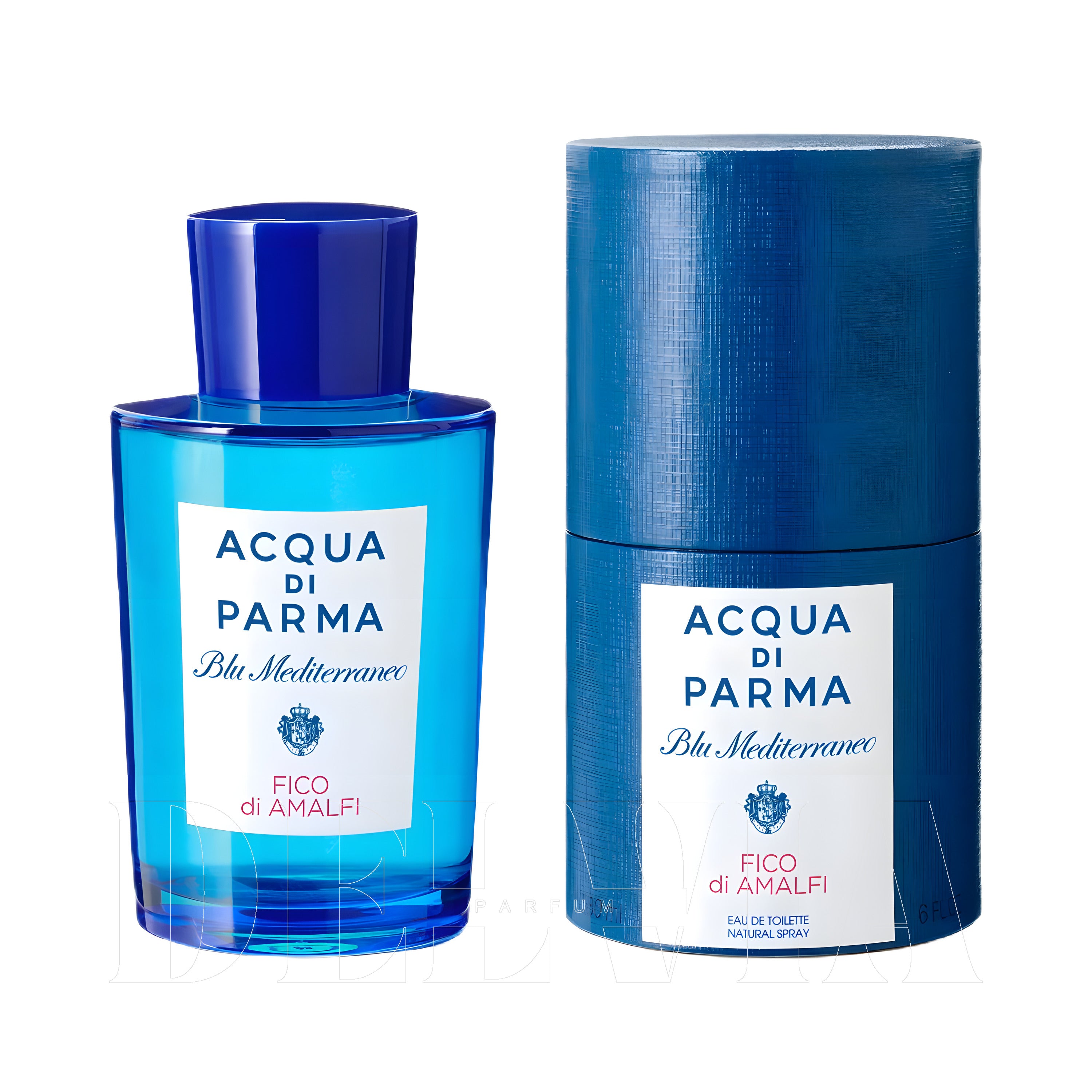 Acqua Di Parma Blu Mediterrano Fico Di Amalfi 3 ml dekant parfüm — kutu ve şişe görseli