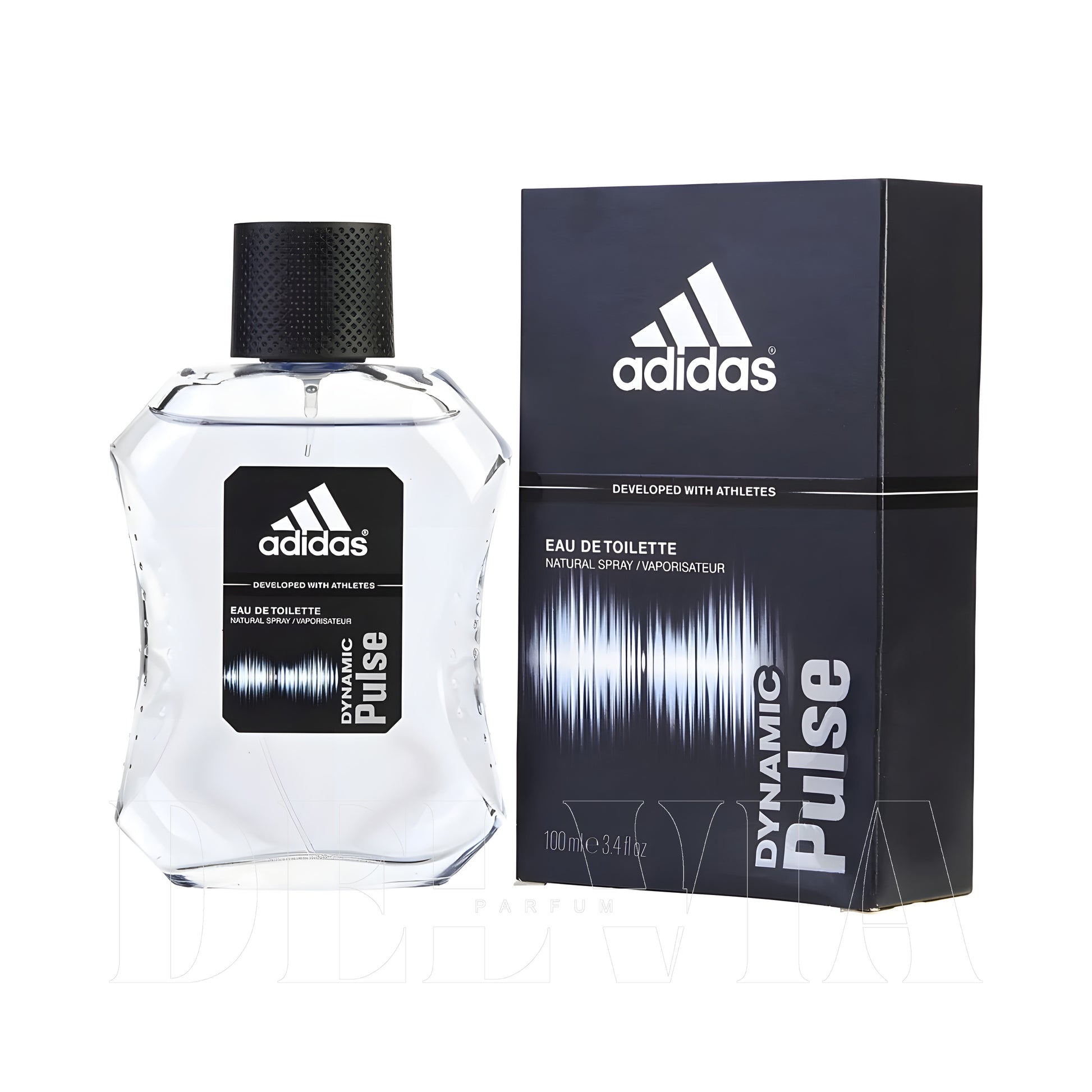 Adidas Dynamic Pulse 2 ml dekant parfüm — kutu ve şişe görseli