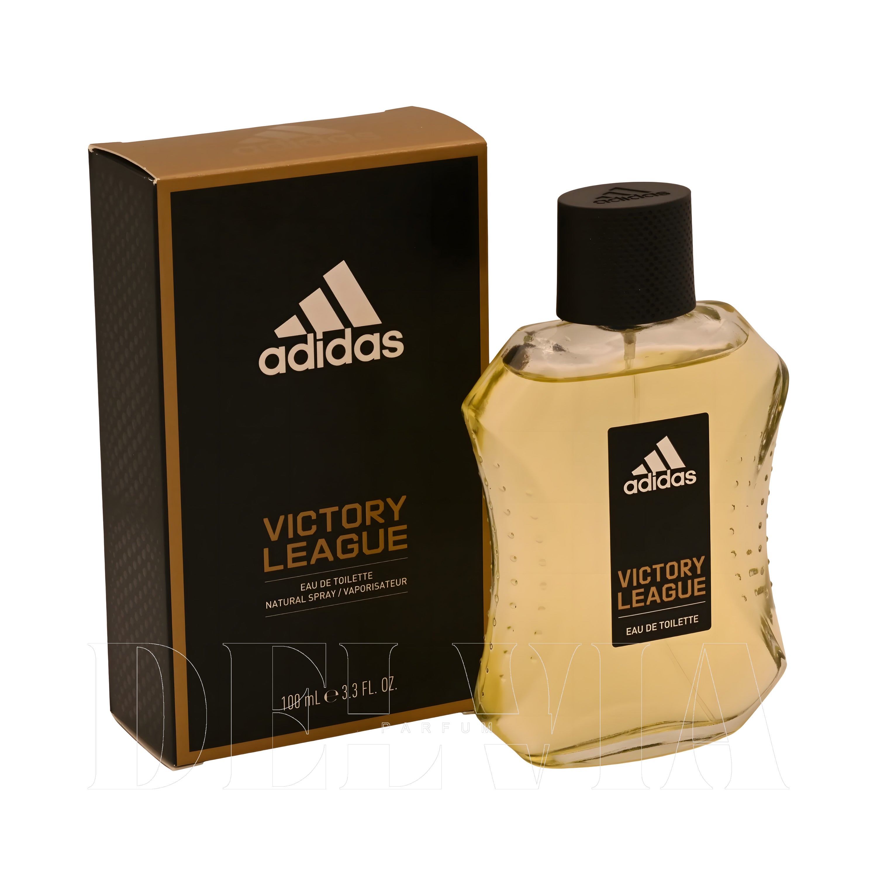 Adidas Victory League 10 ml dekant parfüm — kutu ve şişe görseli