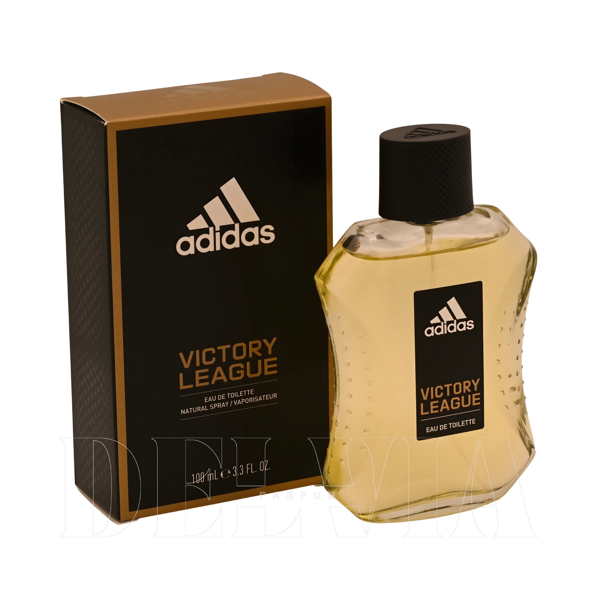 Adidas Victory League 5 ml dekant parfüm — kutu ve şişe görseli