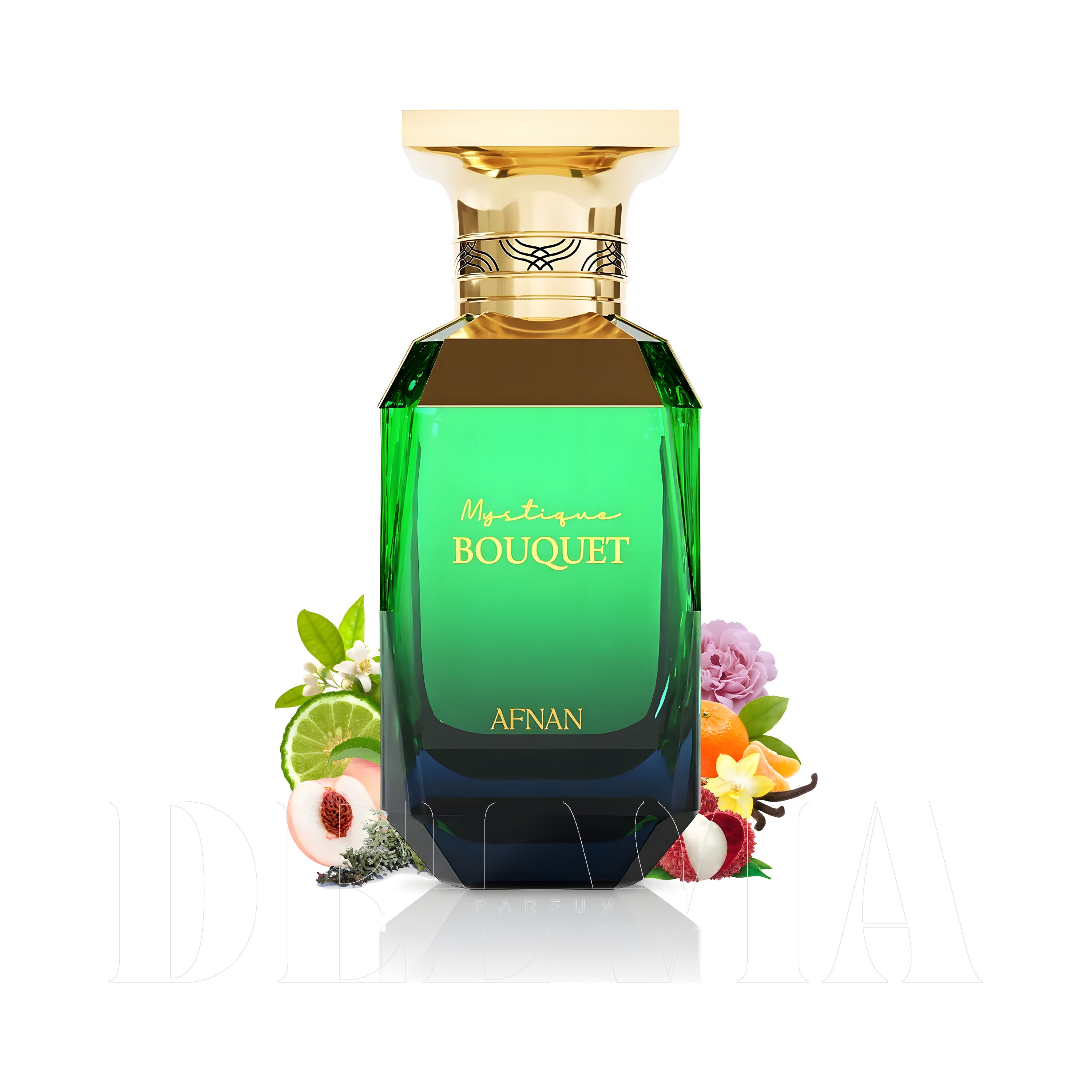 Afnan Mystique Bouquet Kokulu Mum — şişe görseli
