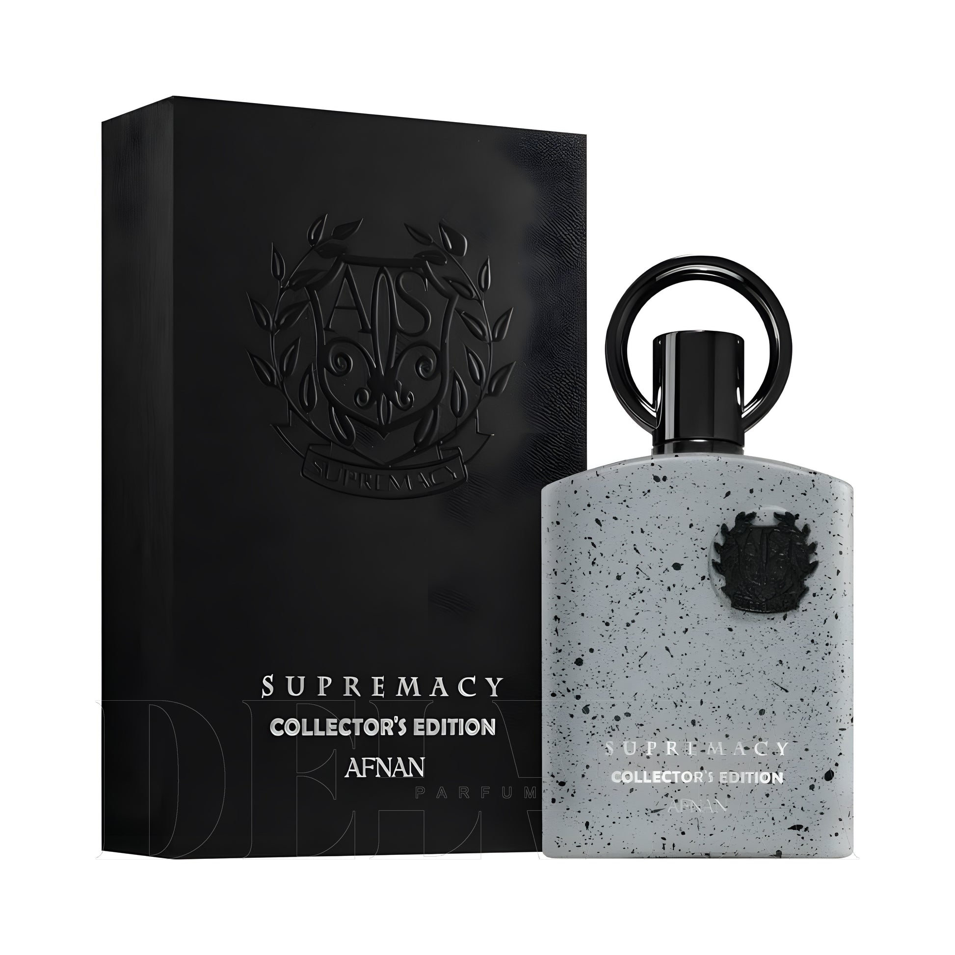 Afnan Supremacy Collector S Edition 30 ml dekant parfüm — kutu ve şişe görseli