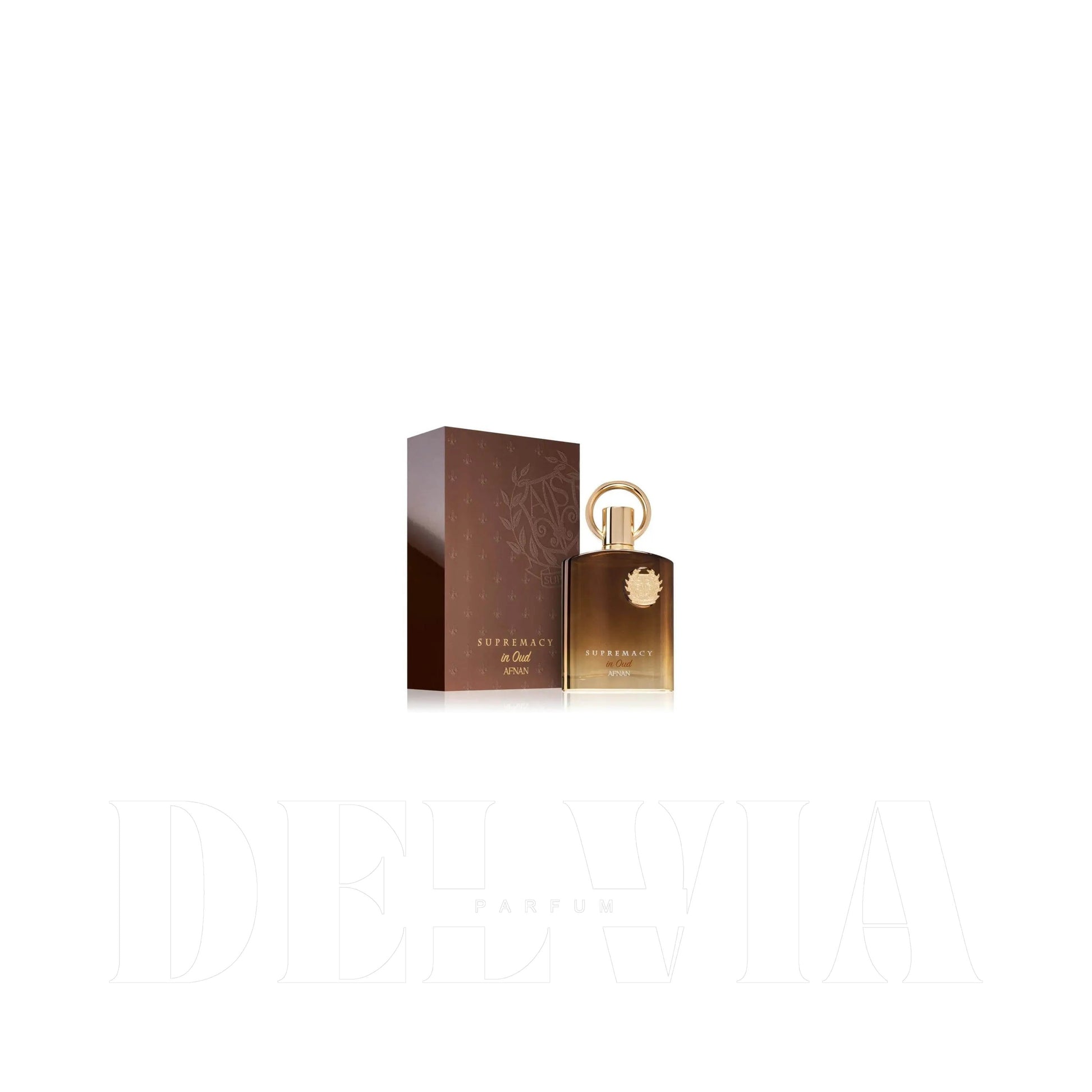 Afnan Supremacy In Oud 3 ml dekant parfüm — kutu ve şişe görseli