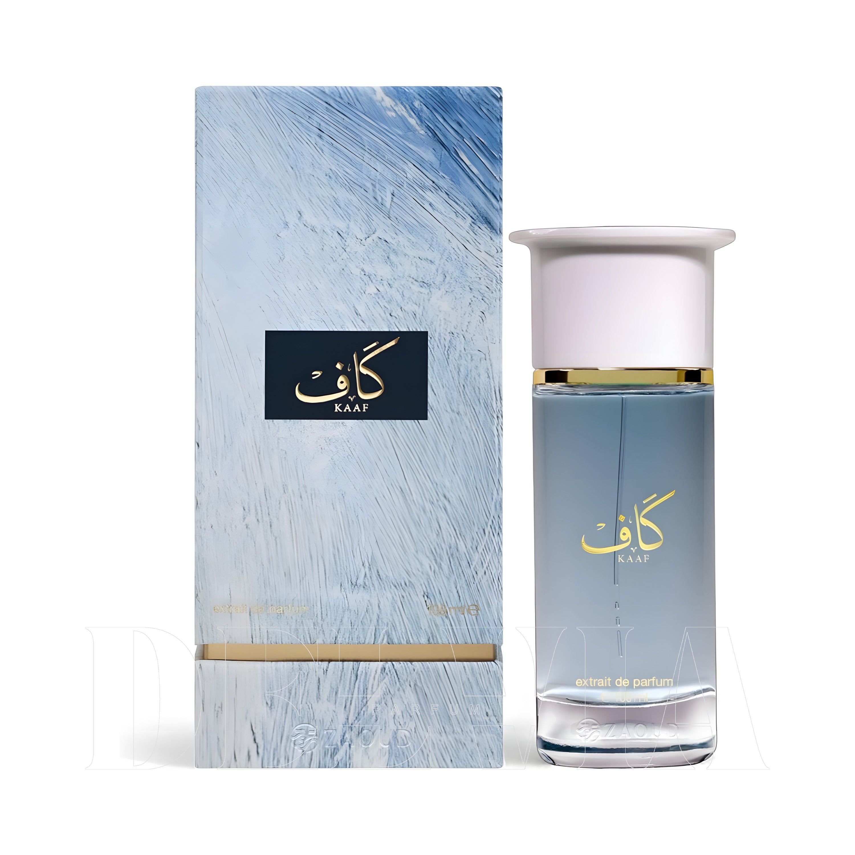 Ahmed Al Maghribi Kaaf Extrait De Parfum Tam Boy Parfum — kutu ve şişe görseli