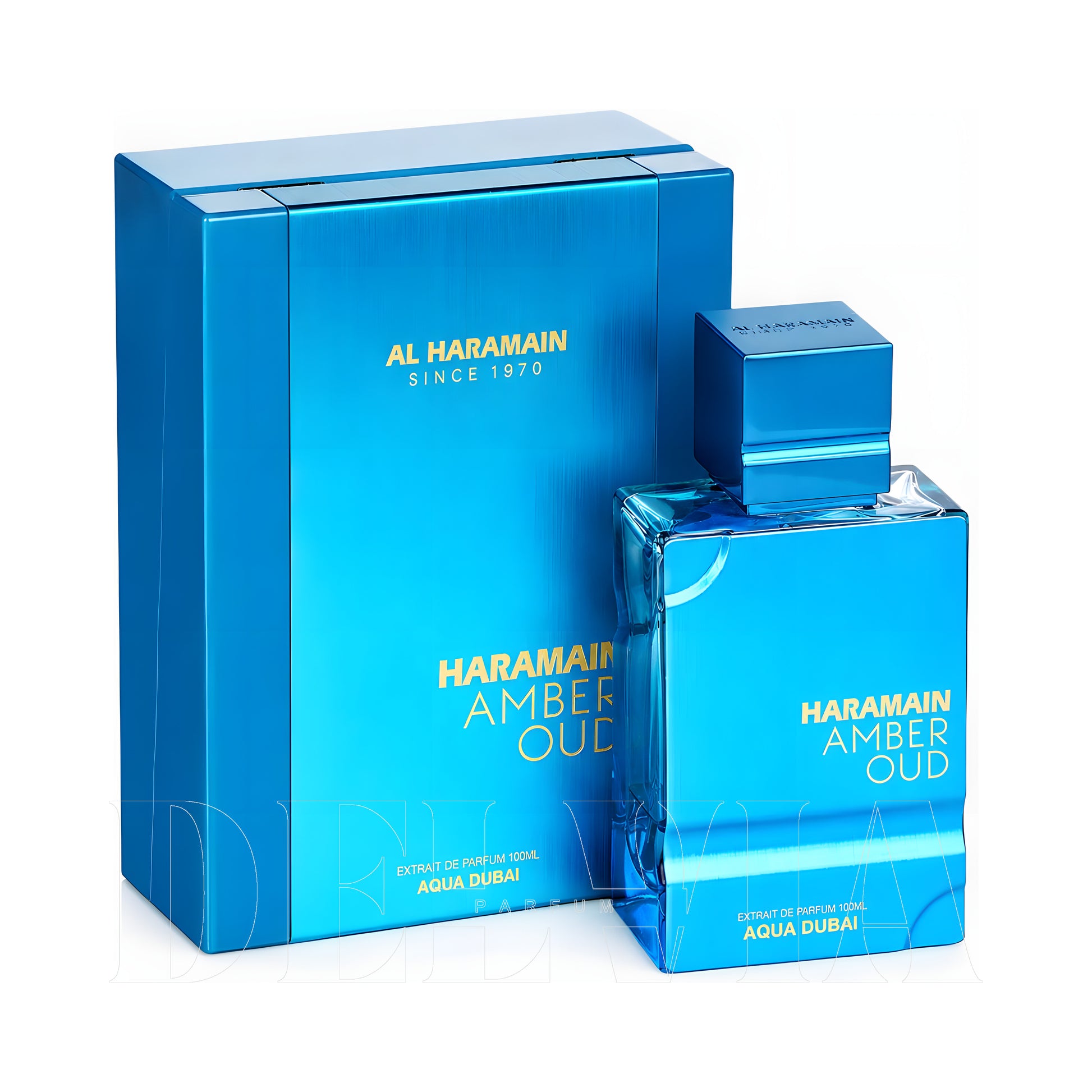 Al Haramain Amber Oud Aqua Dubai 2 ml dekant parfüm — şişe görseli