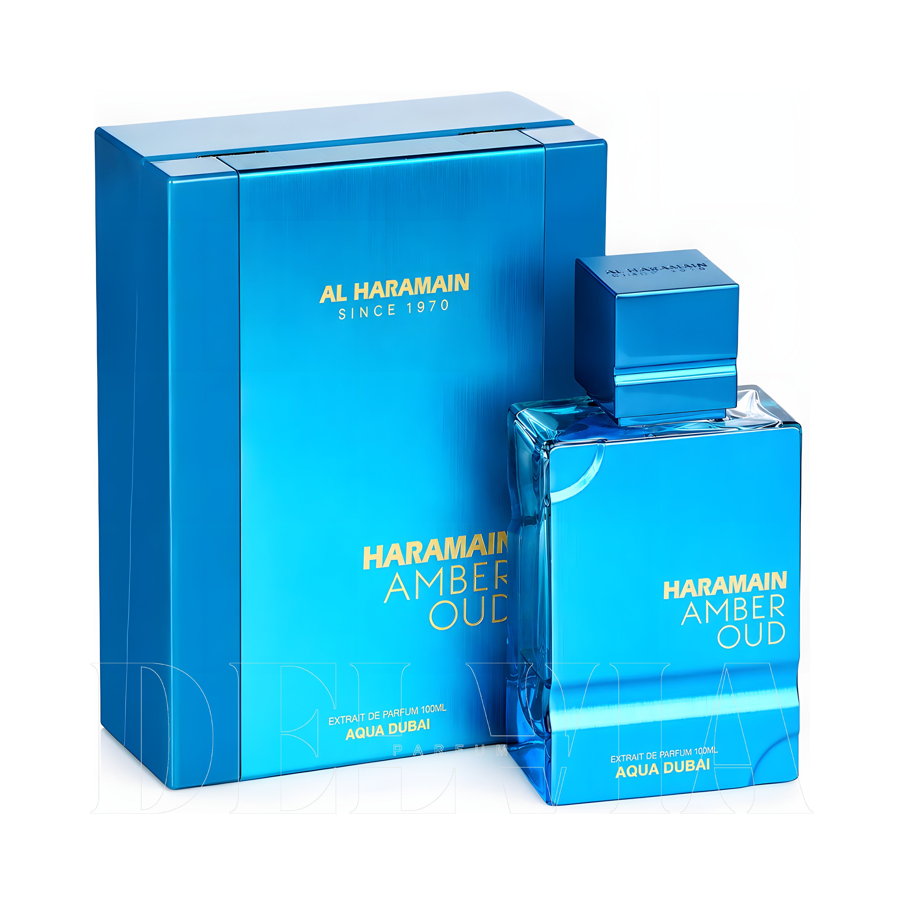 Al Haramain Amber Oud Aqua Dubai 2 ml dekant parfüm — şişe görseli