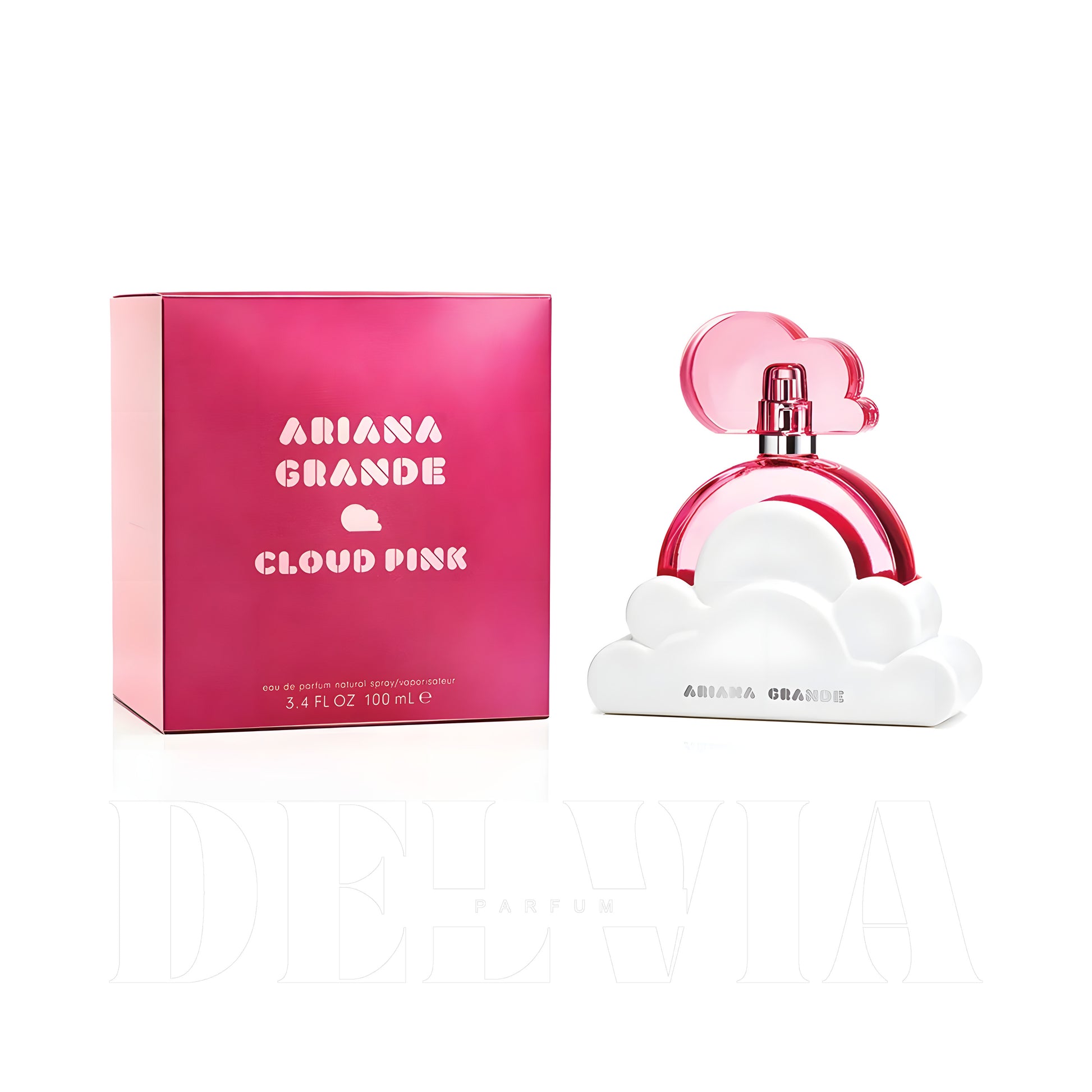 Ariana Grande Cloud Pink 30 ml dekant parfüm — kutu ve şişe görseli
