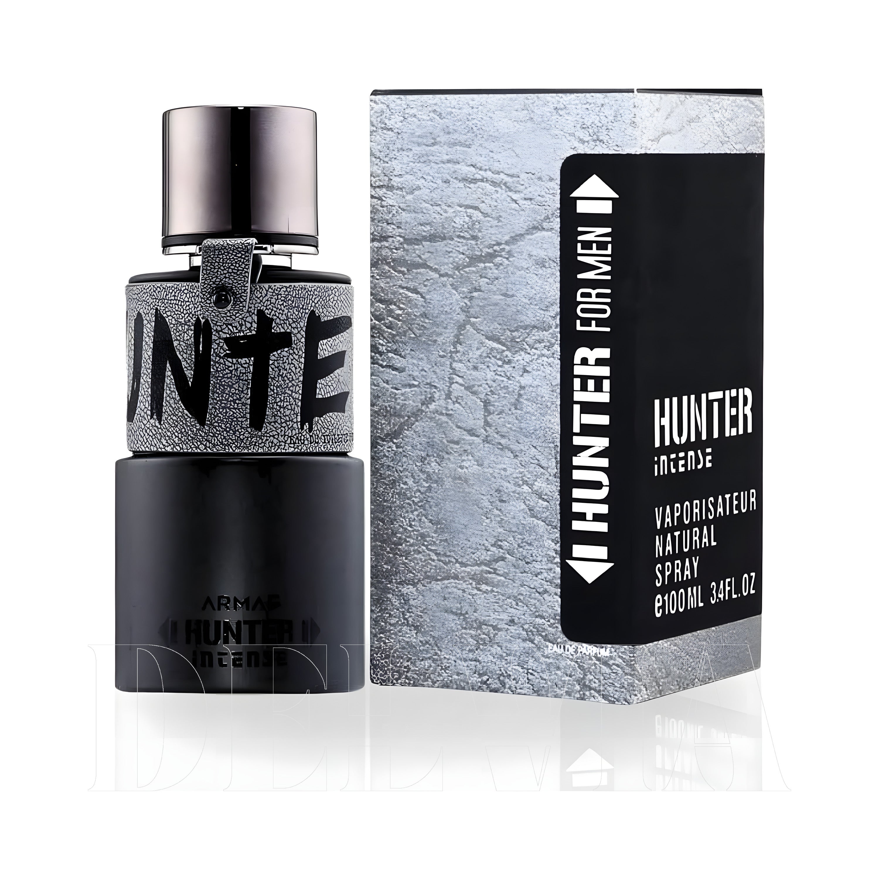 Armaf Hunter Intense 8 Ml dekant parfüm 8 ml — kutu ve şişe görseli