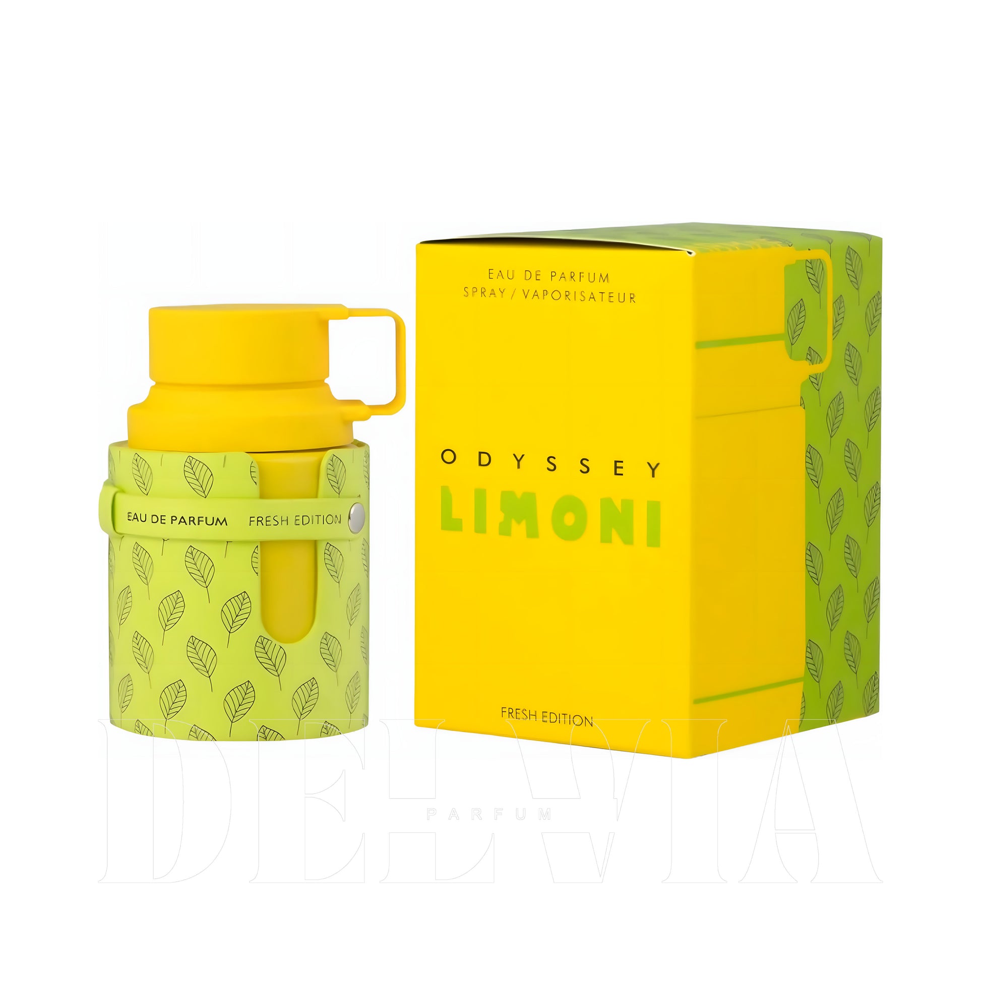 Armaf Odyssey Limoni Fresh Edition Araba Kokusu — kutu ve şişe görseli