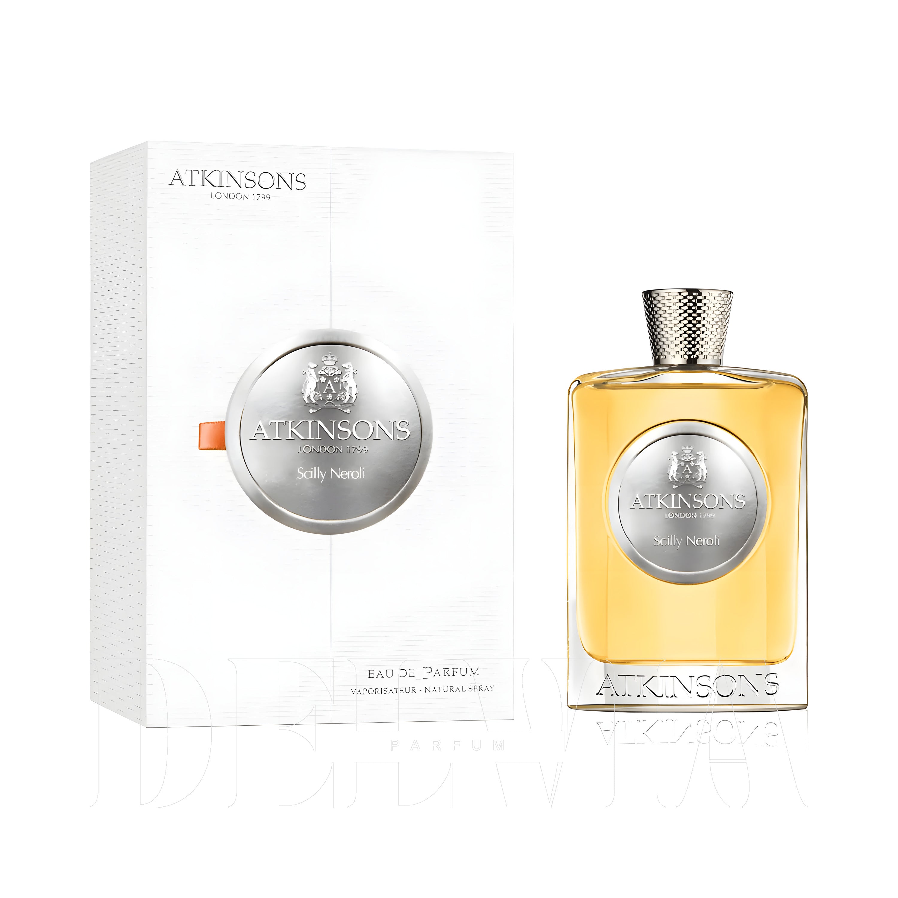 Atkinsons Scilly Neroli 3 ml dekant parfüm — kutu ve şişe görseli