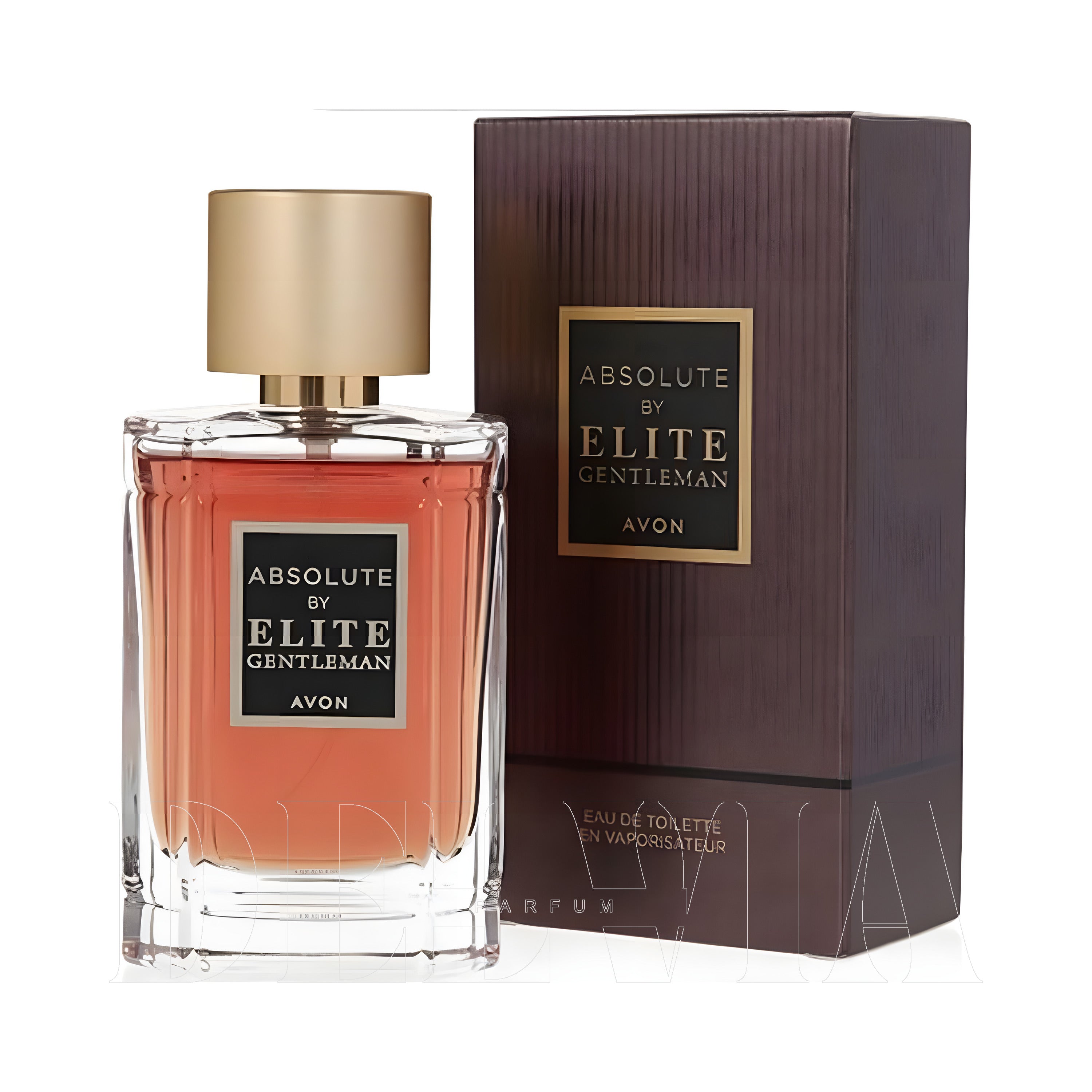 Avon Absolute By Elite Gentleman 3 ml dekant parfüm — kutu ve şişe görseli