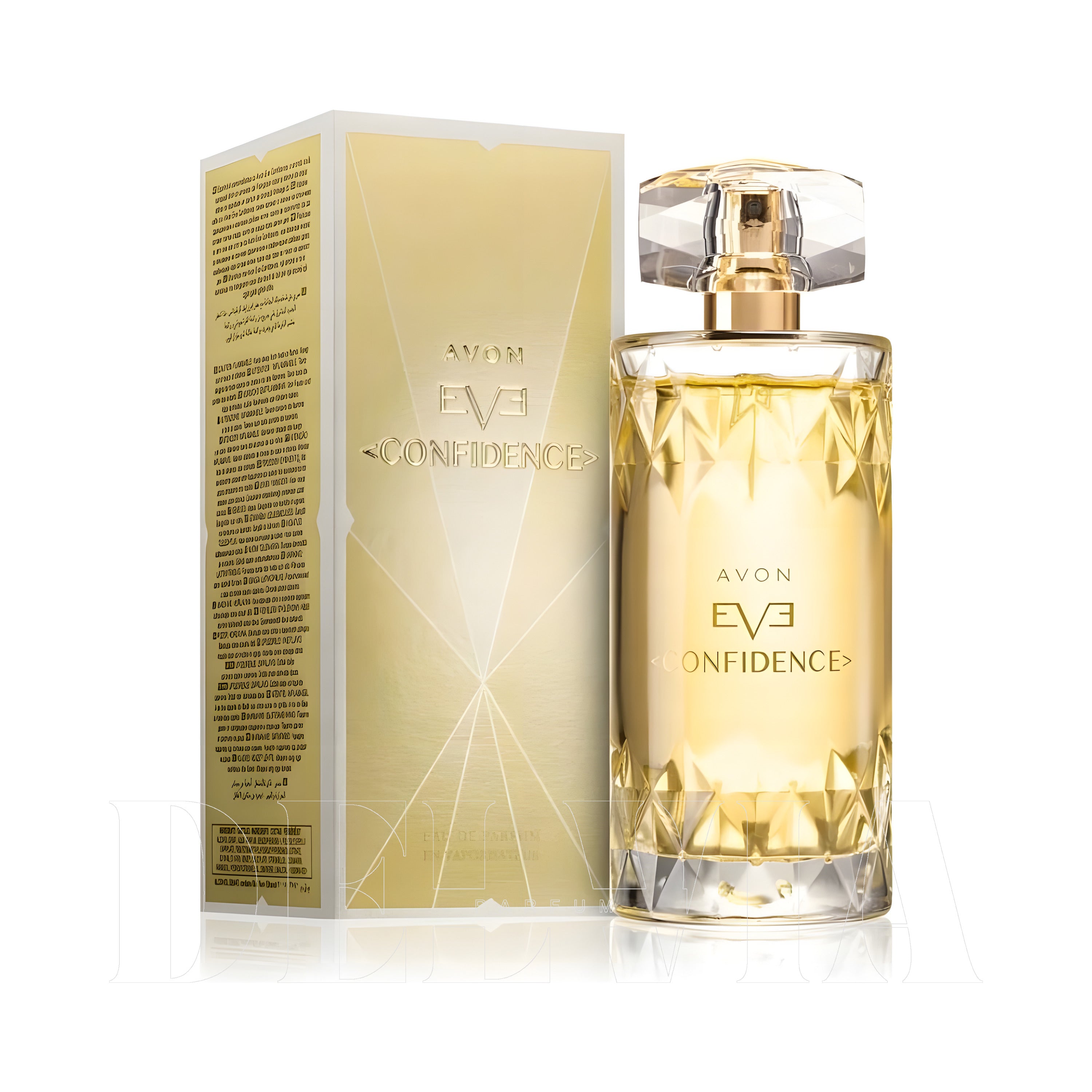 Avon Avon Eve Confidence 15 ml dekant parfüm — kutu ve şişe görseli