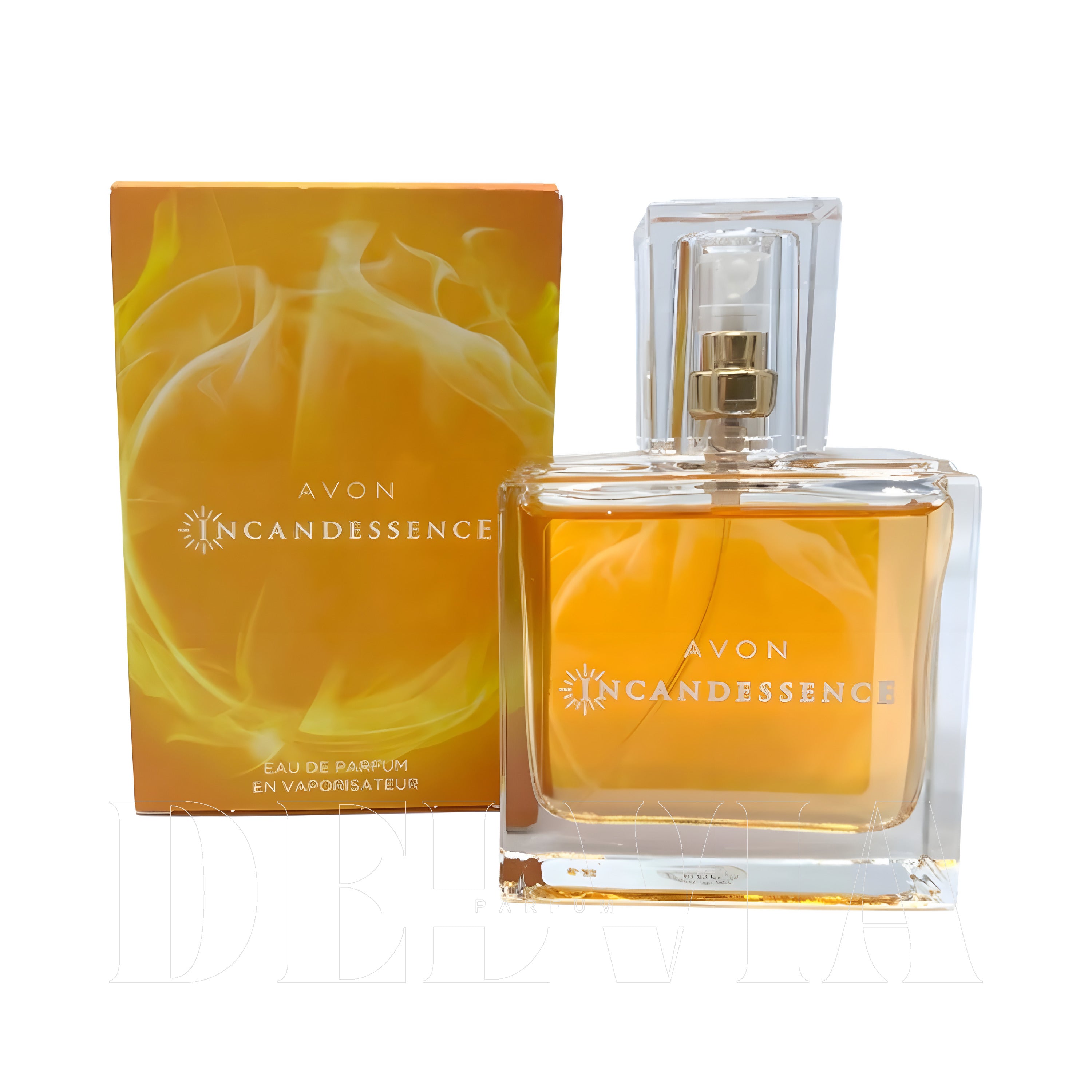 Avon Avon Incandessence 1 ml dekant parfüm — kutu ve şişe görseli