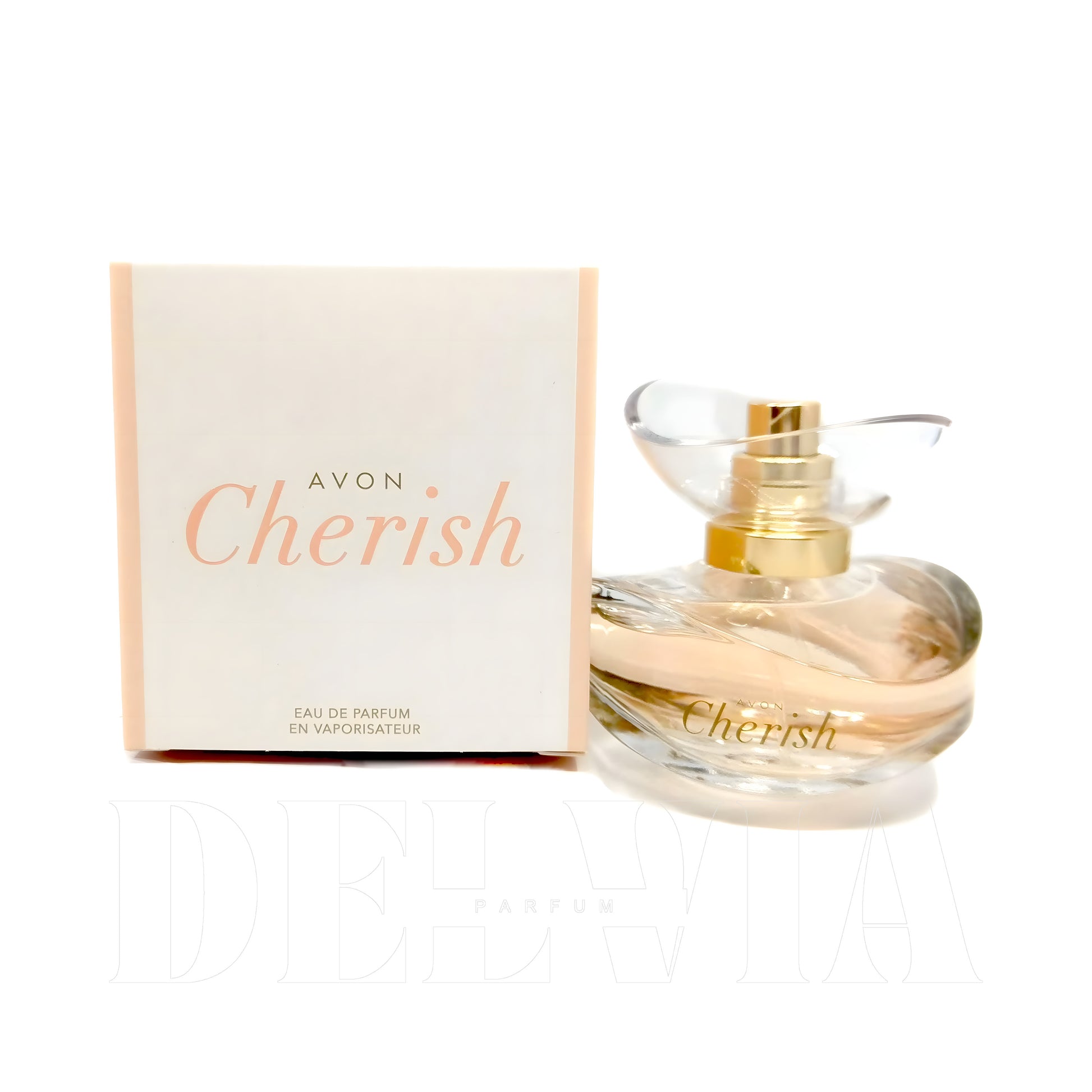 Avon Cherish The Moment 1 ml dekant parfüm — kutu ve şişe görseli