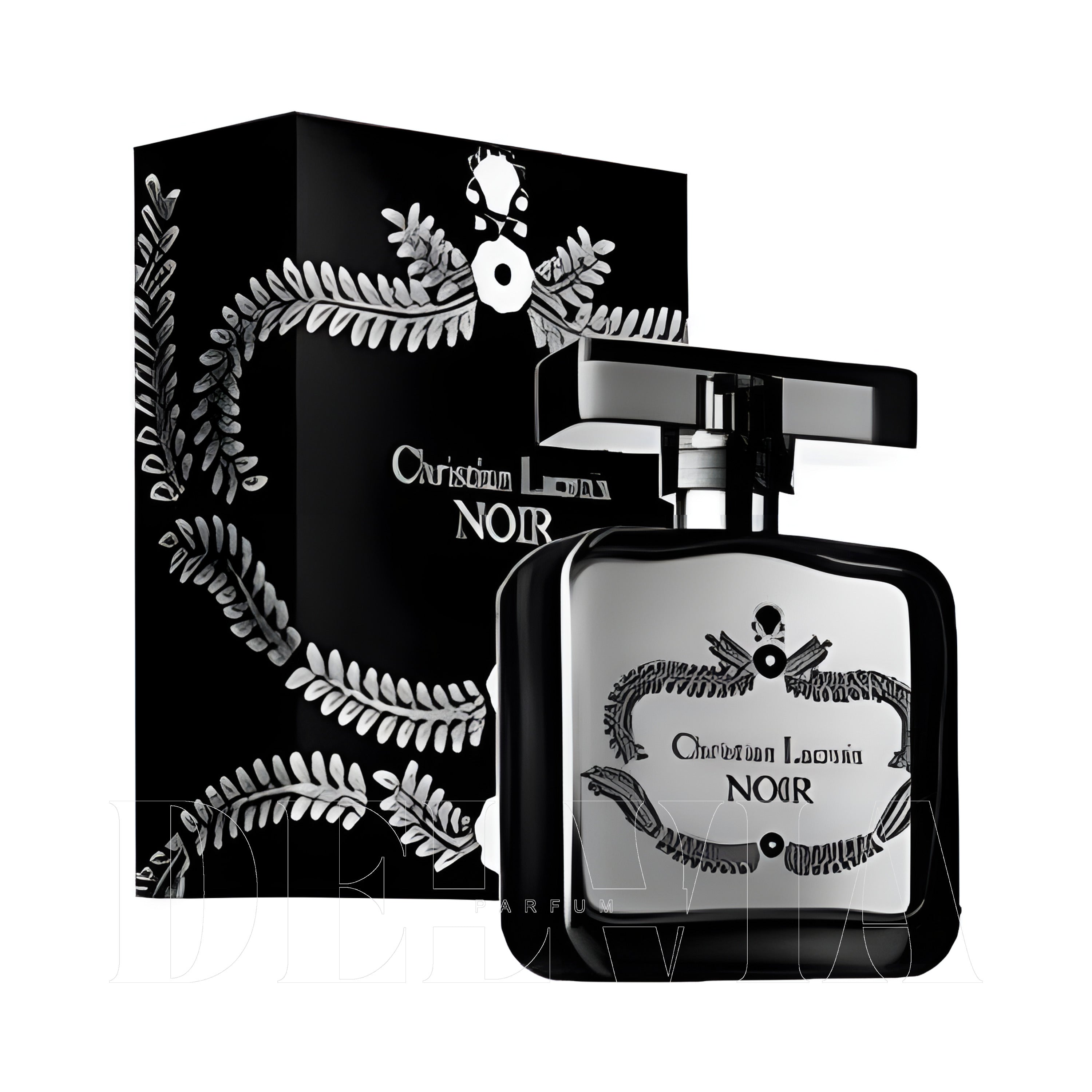 Avon Christian Lacroix Noir Araba Kokusu — kutu ve şişe görseli