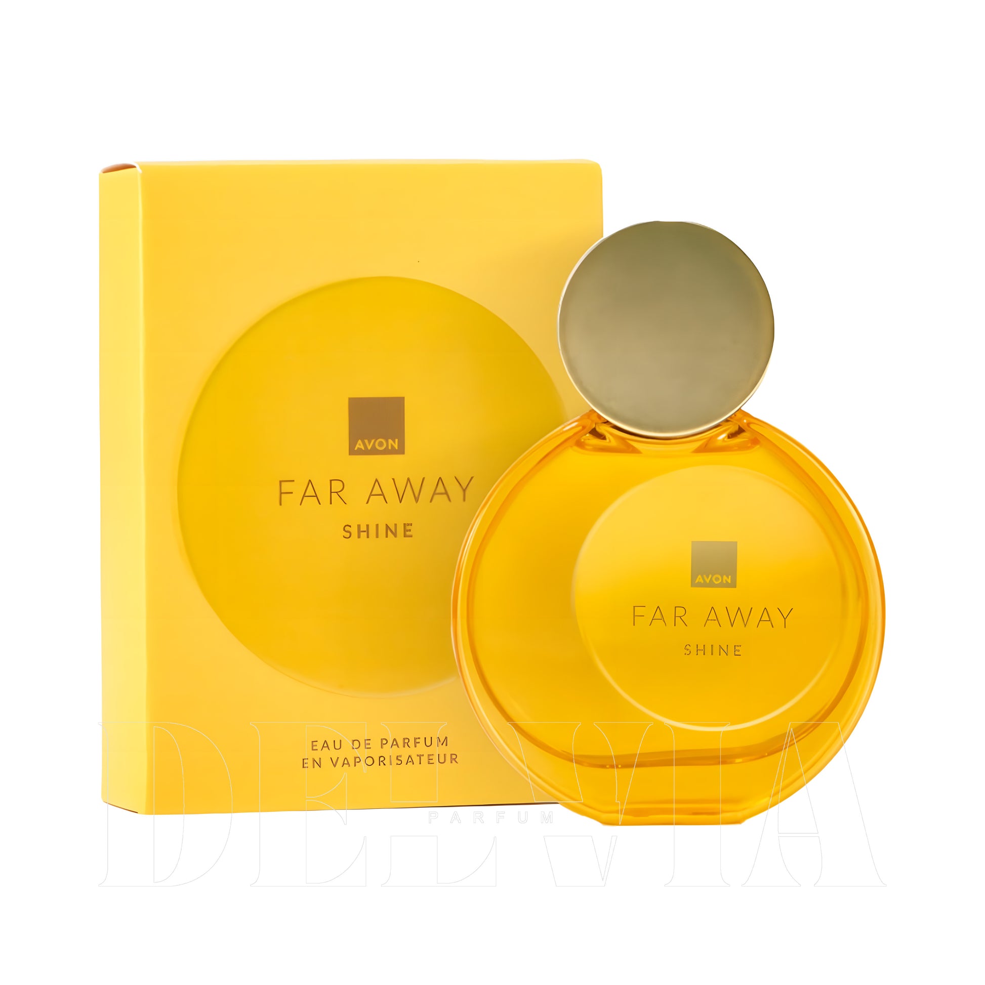 Avon Far Away Shine Araba Kokusu — kutu ve şişe görseli