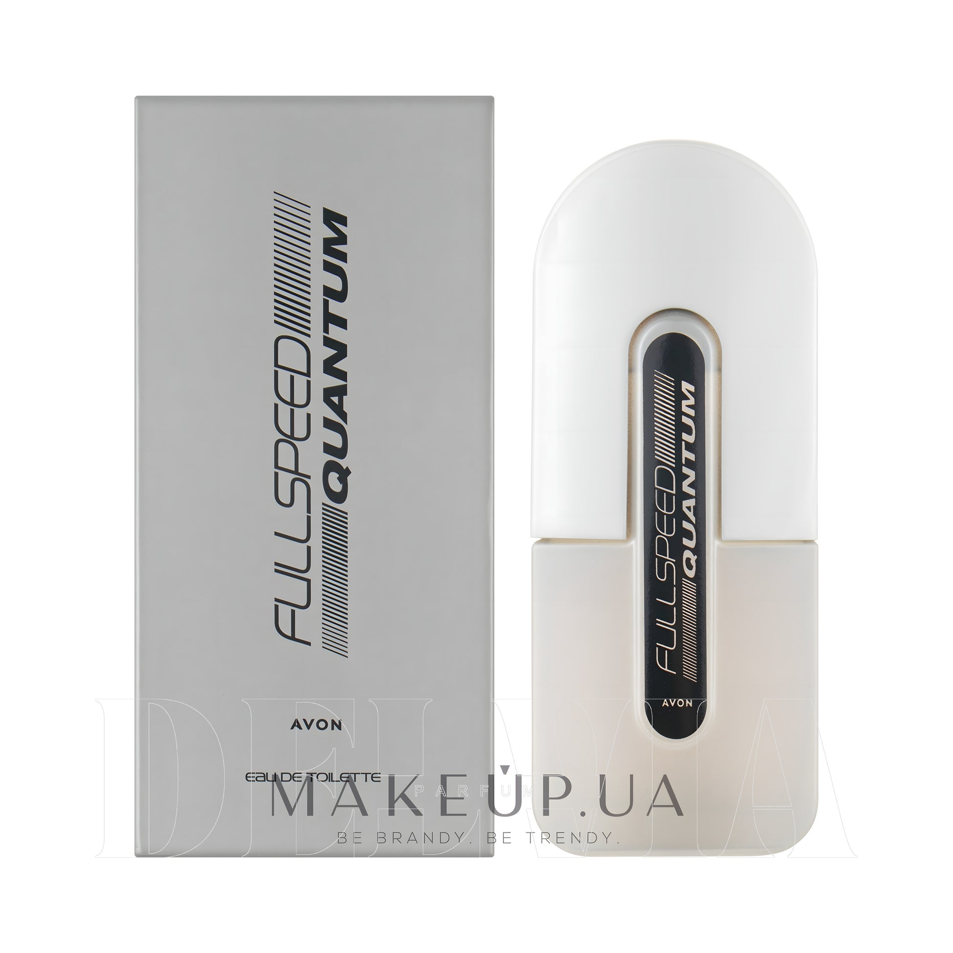 Avon Full Speed Quantum 10 ml dekant parfüm — kutu ve şişe görseli