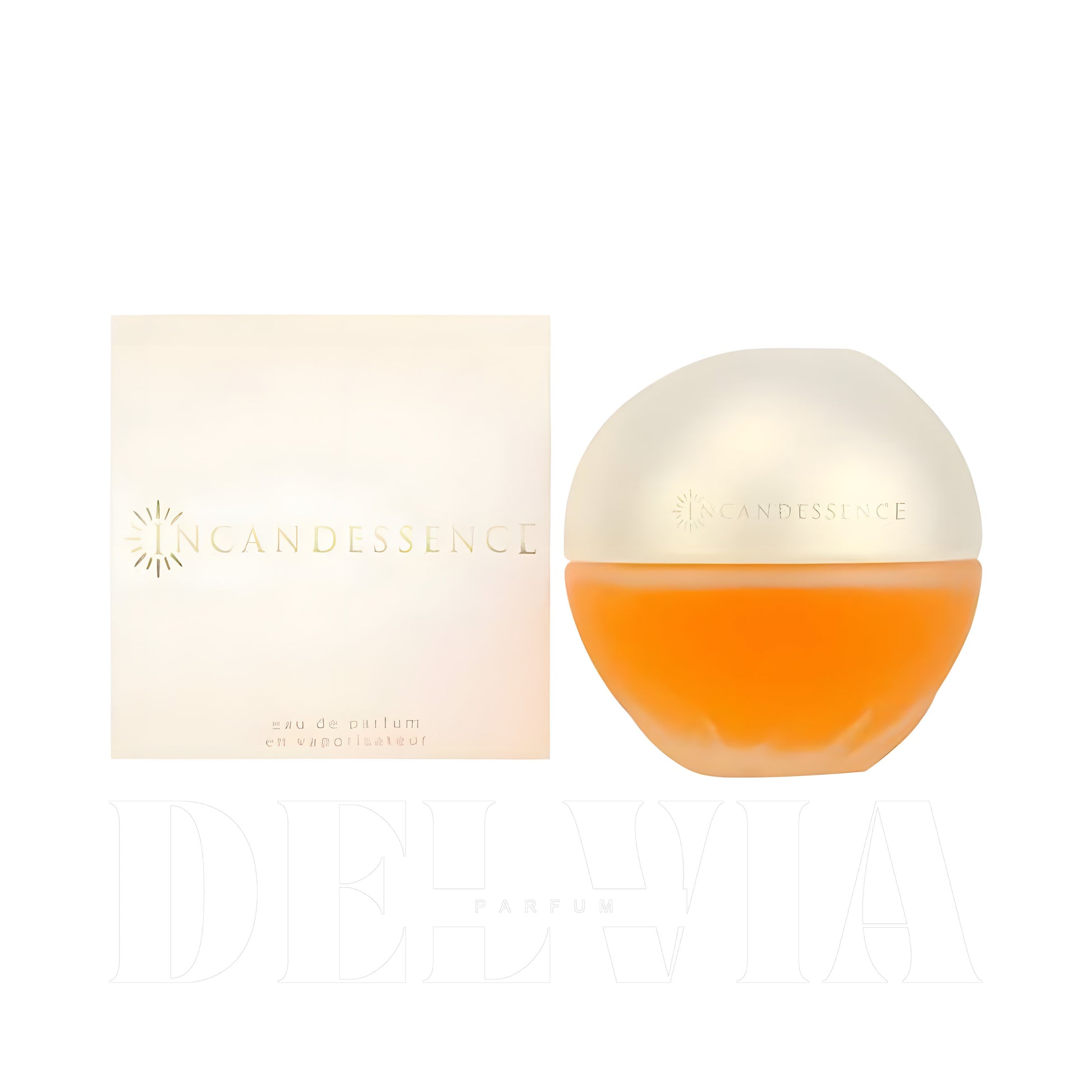Avon Incandessence 5 ml dekant parfüm — kutu ve şişe görseli