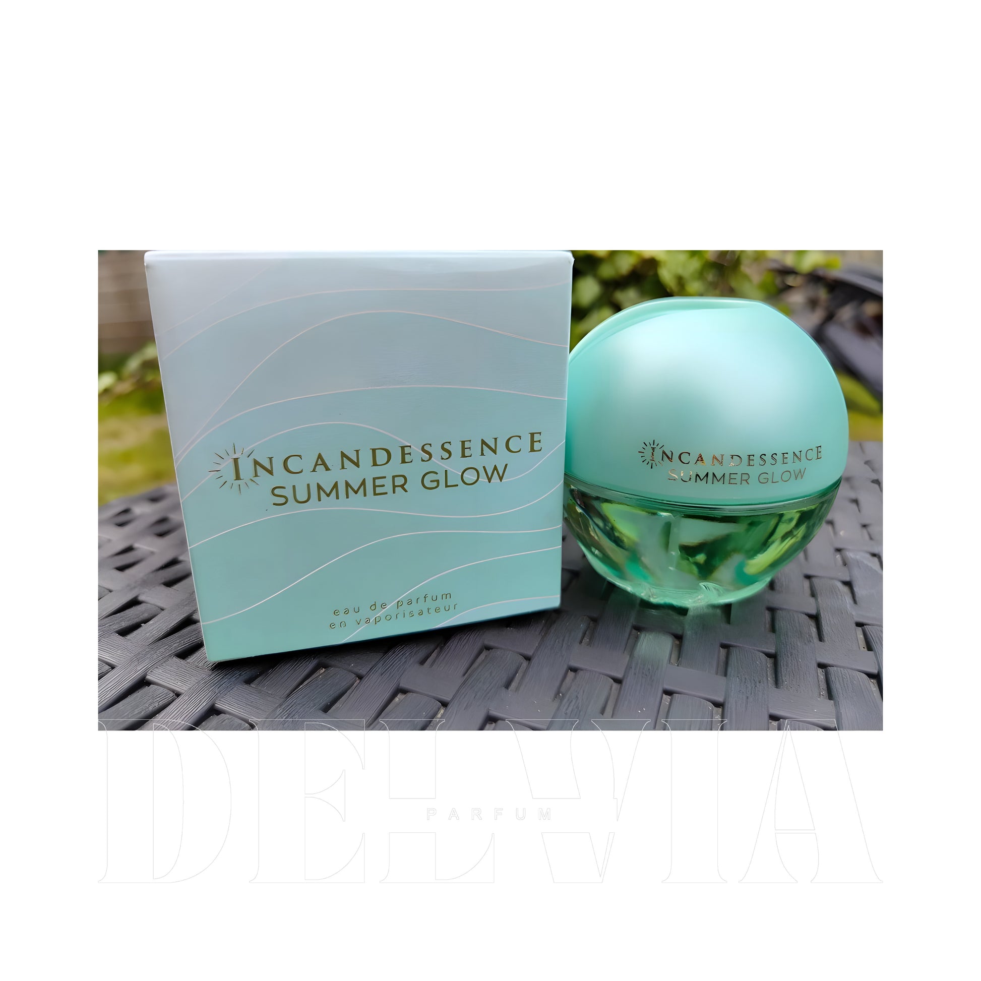 Avon Incandessence Summer Glow Kokulu Mum — kutu ve şişe görseli