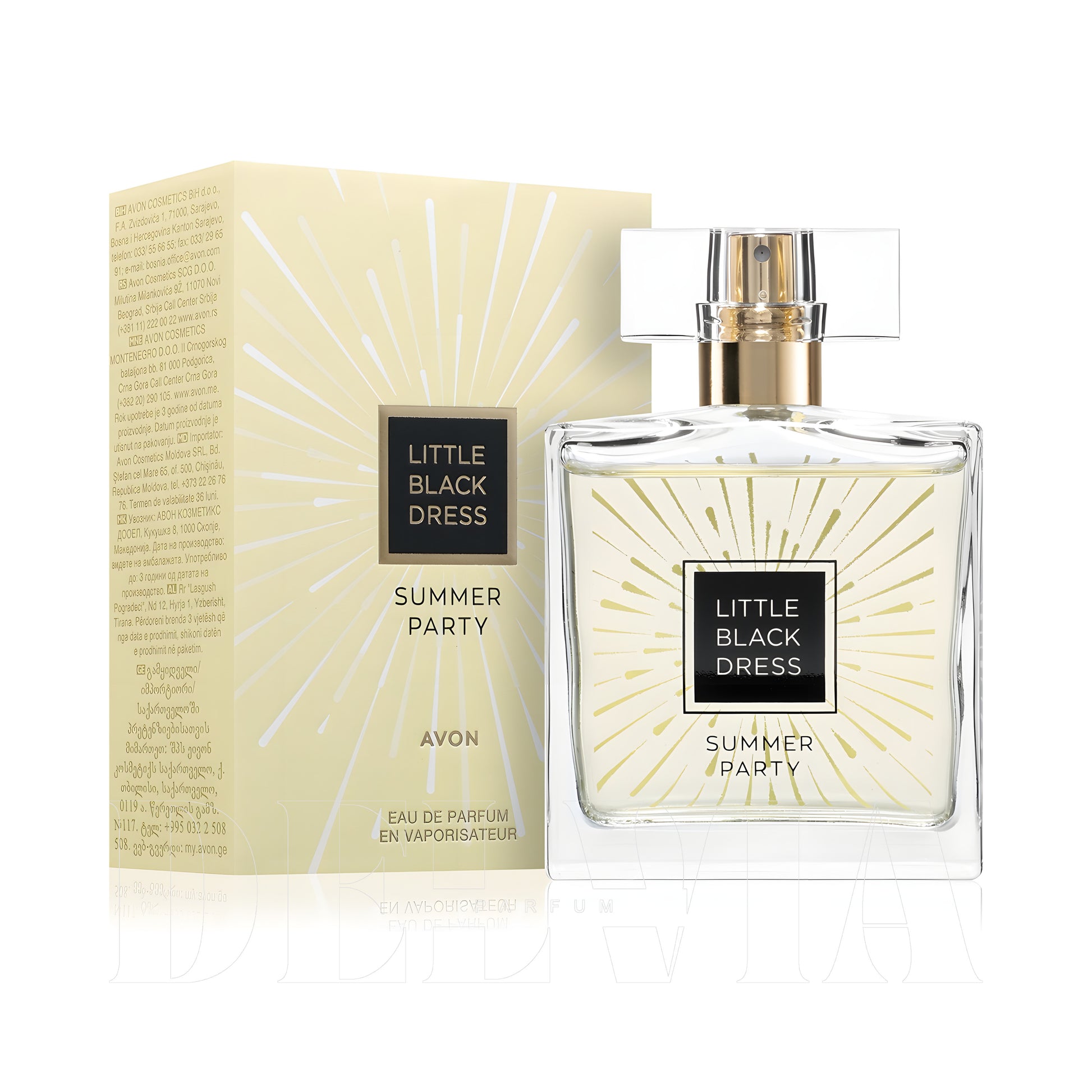 Avon Little Black Dress Summer Party Oda Kokusu — kutu ve şişe görseli