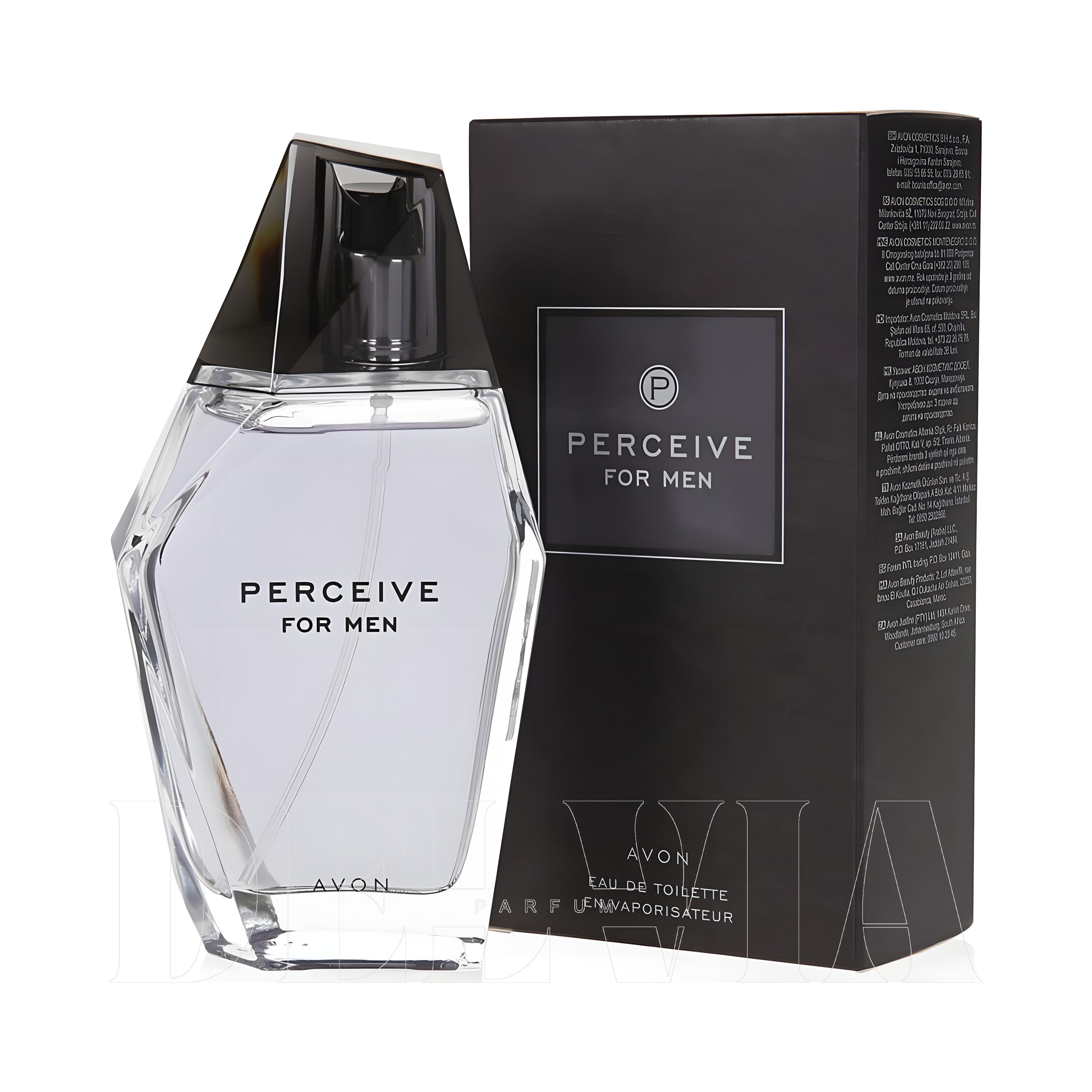 Avon Percevie 15 ml dekant parfüm — kutu ve şişe görseli