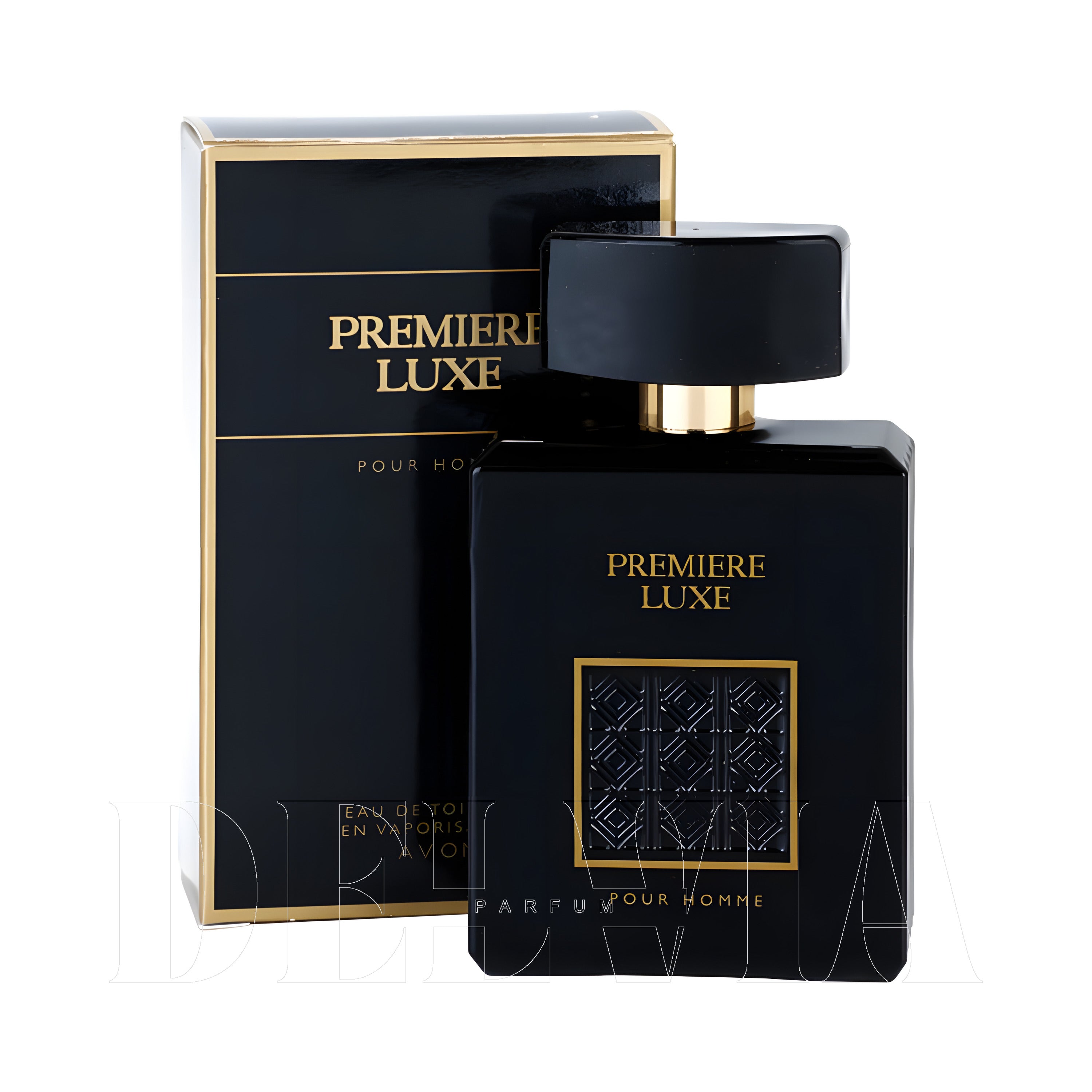 Avon Premiere Luxe Kokulu Mum — kutu ve şişe görseli