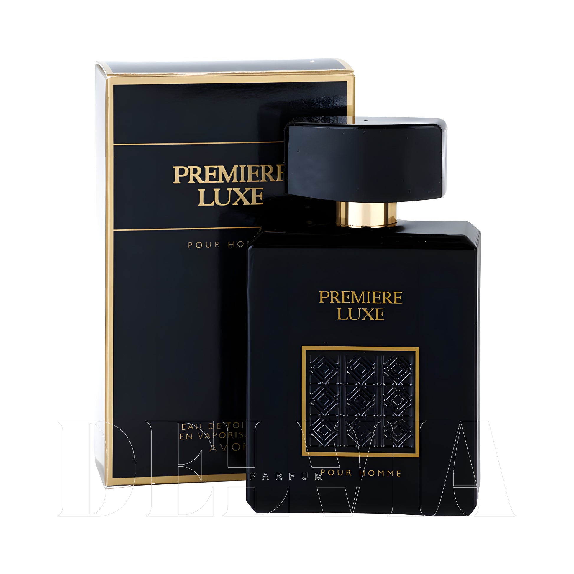 Avon Premiere Luxe Oda Kokusu — kutu ve şişe görseli