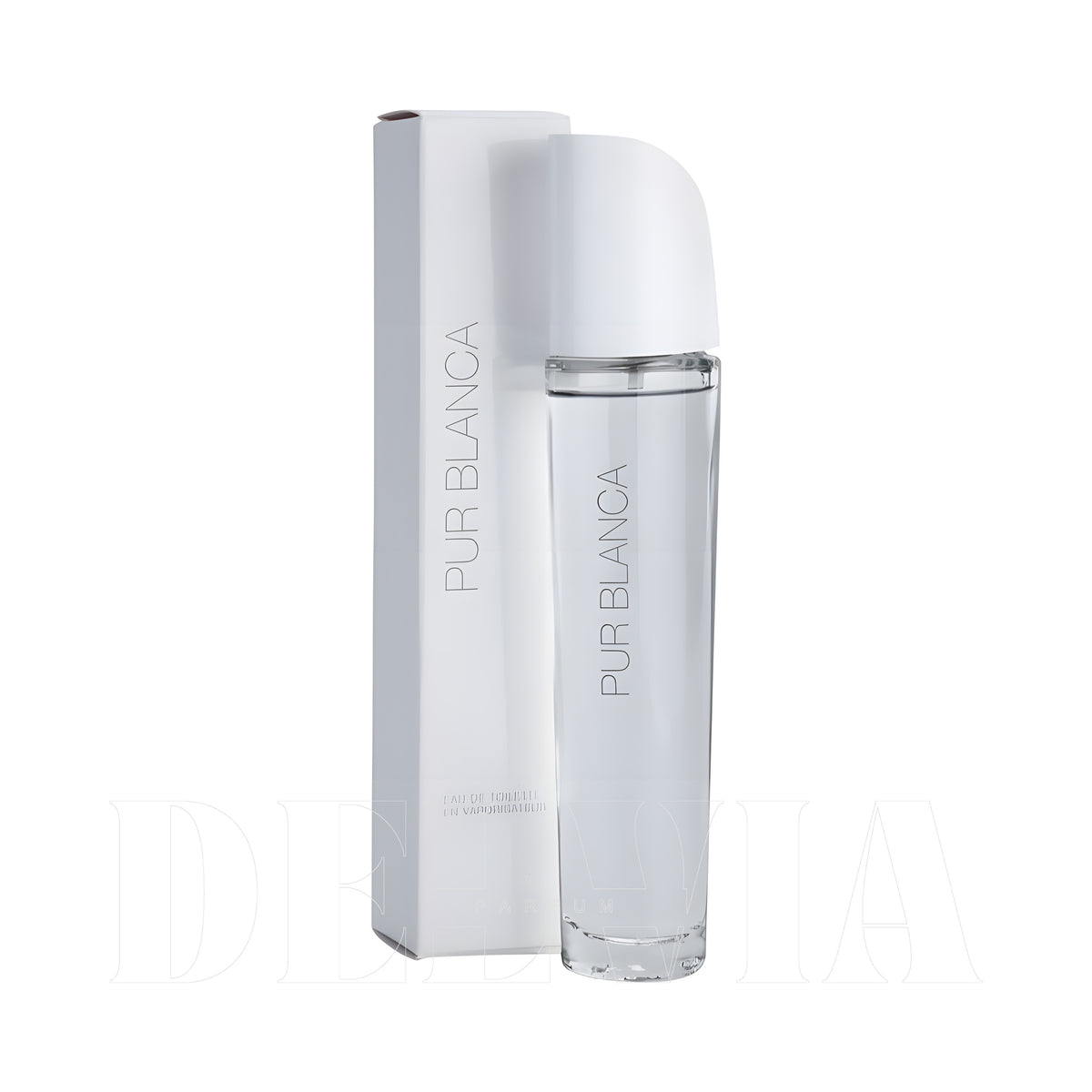 Avon Pur Blanca 2 ml dekant parfüm — kutu ve şişe görseli