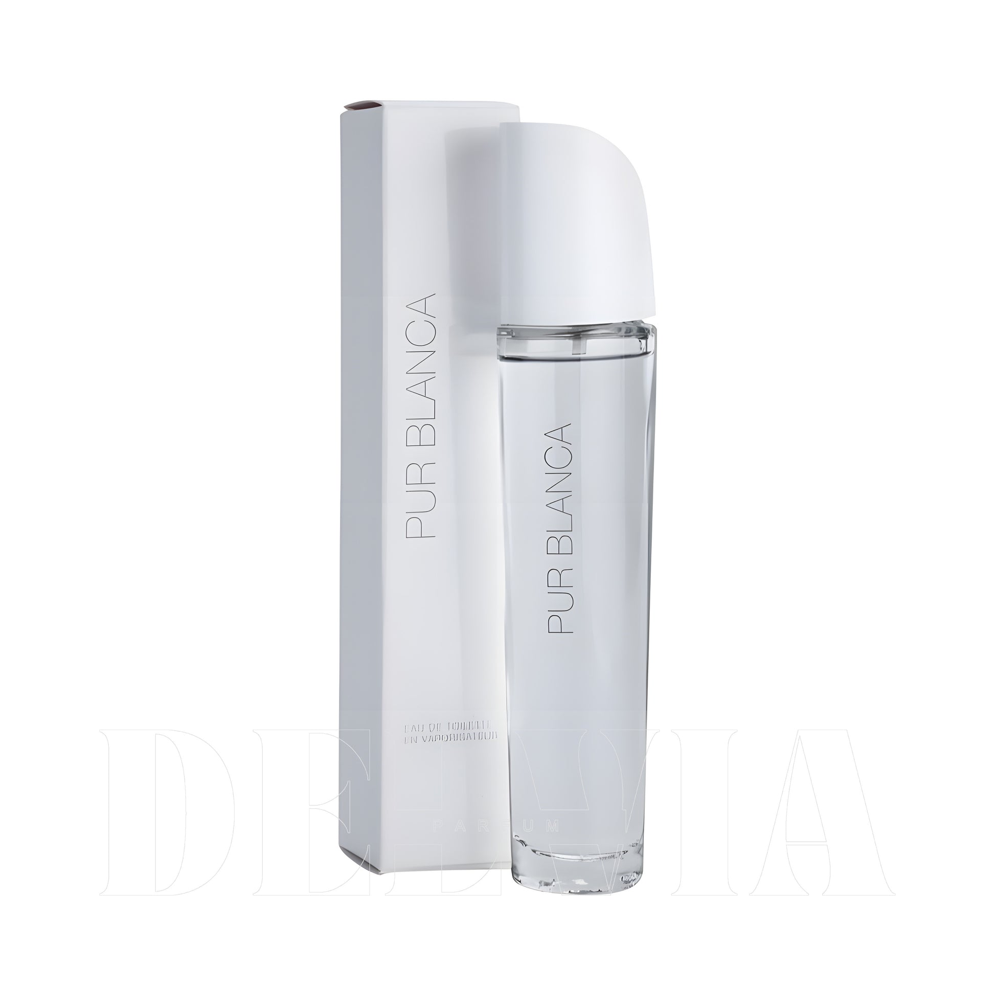 Avon Pur Blanca 5 ml dekant parfüm — kutu ve şişe görseli