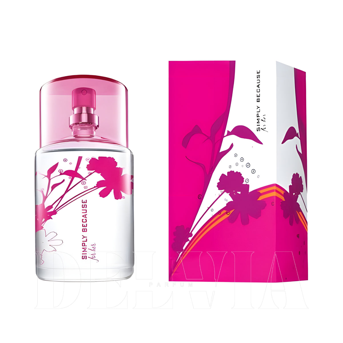 Avon Simply Because 2 ml dekant parfüm — şişe+kutu görseli