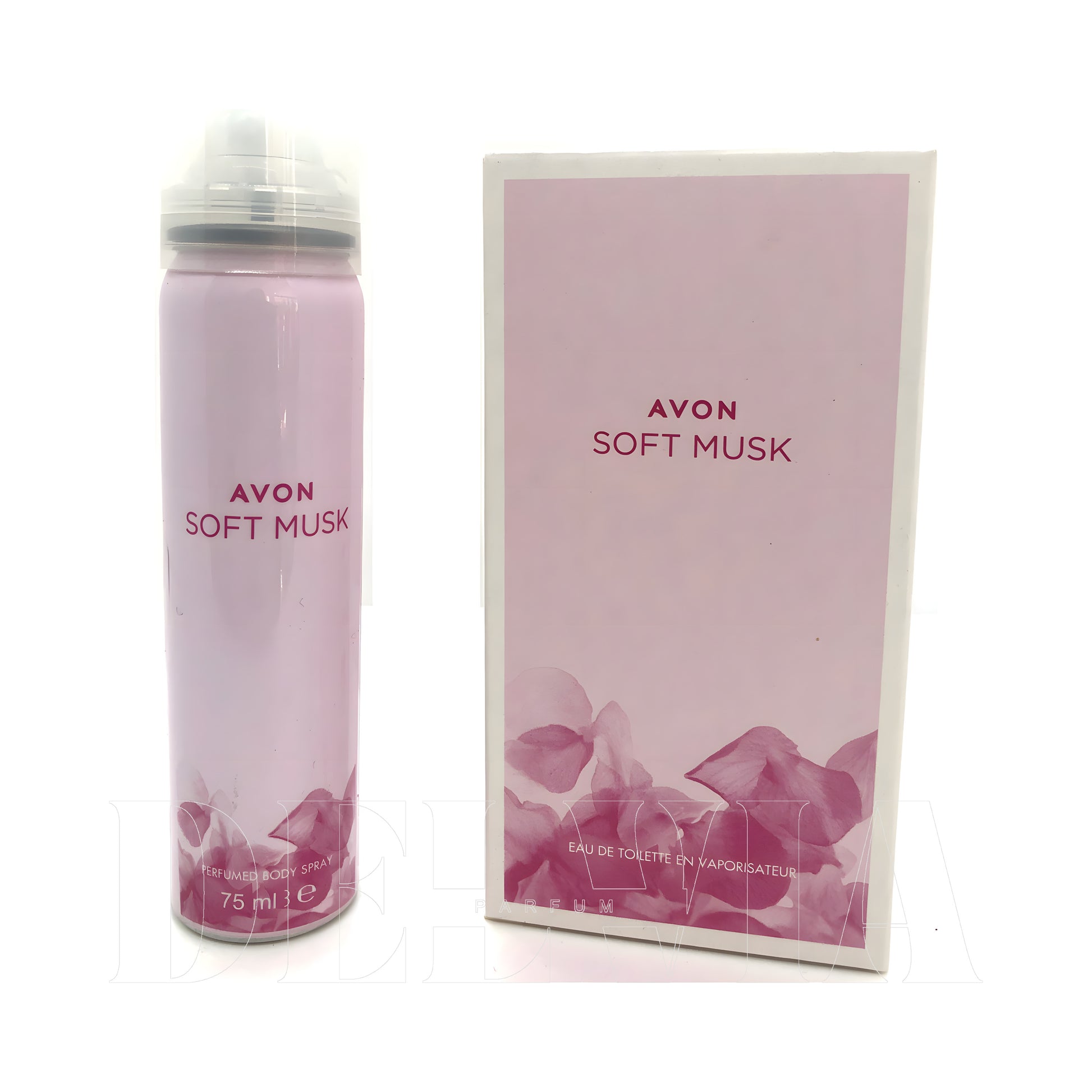 Avon Soft Musk 30 ml dekant parfüm — kutu ve şişe görseli