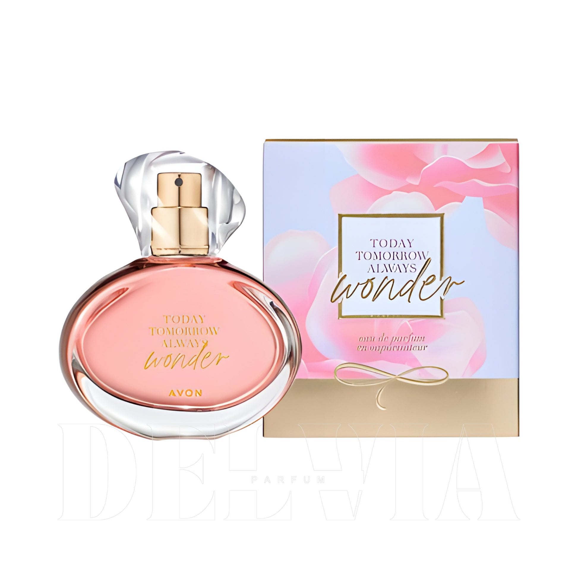 Avon Tta Wonder 2 ml dekant parfüm — kutu ve şişe görseli