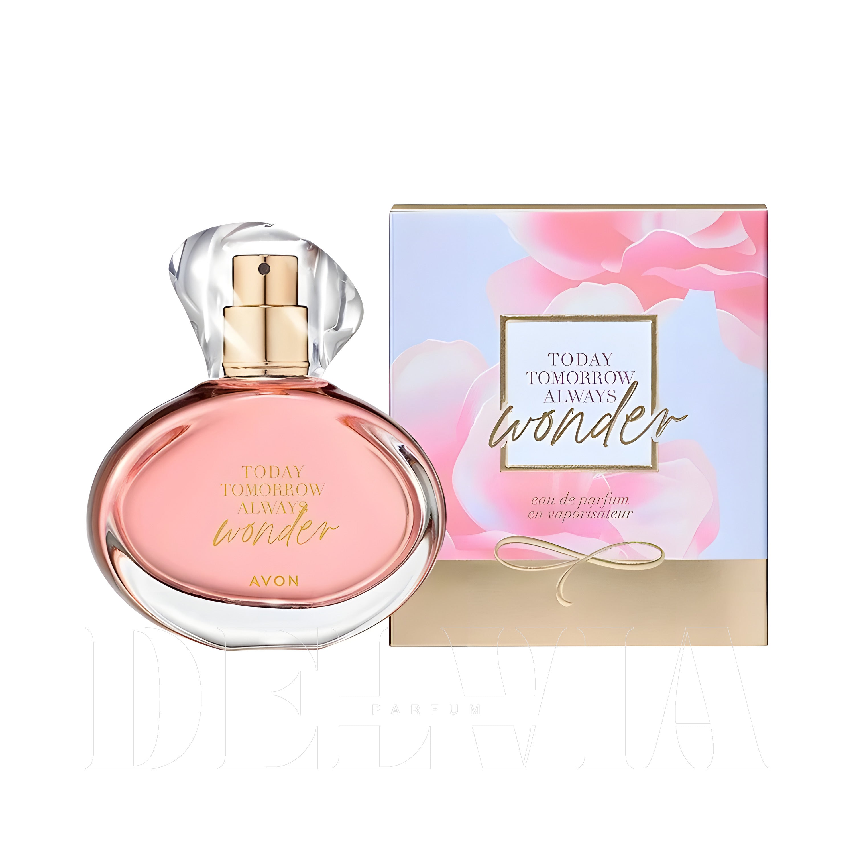 Avon Tta Wonder 8 ml dekant parfüm — kutu ve şişe görseli