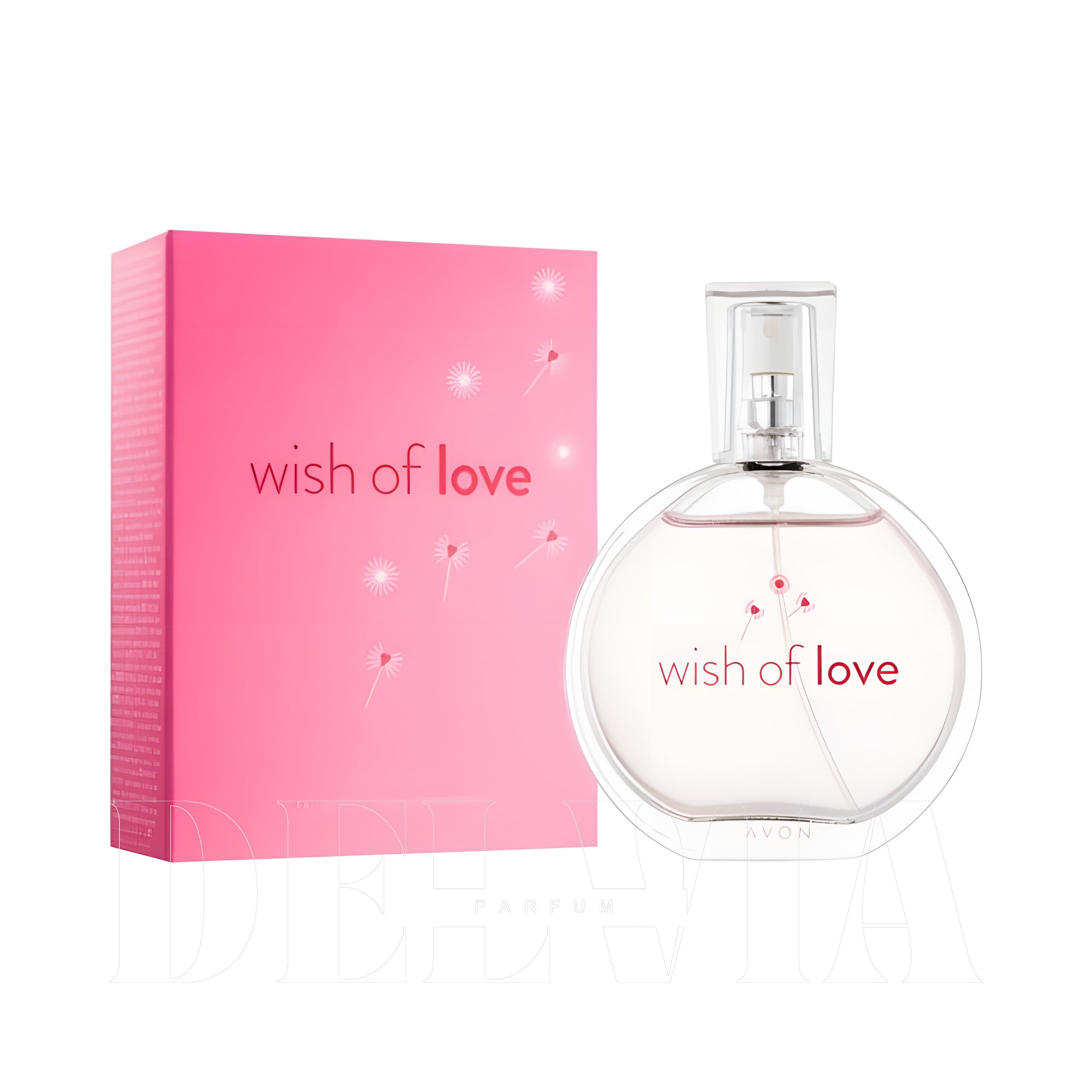 Avon Wish Of Love Ekonomik 10lu Paket Araba Kokusu — kutu ve şişe görseli