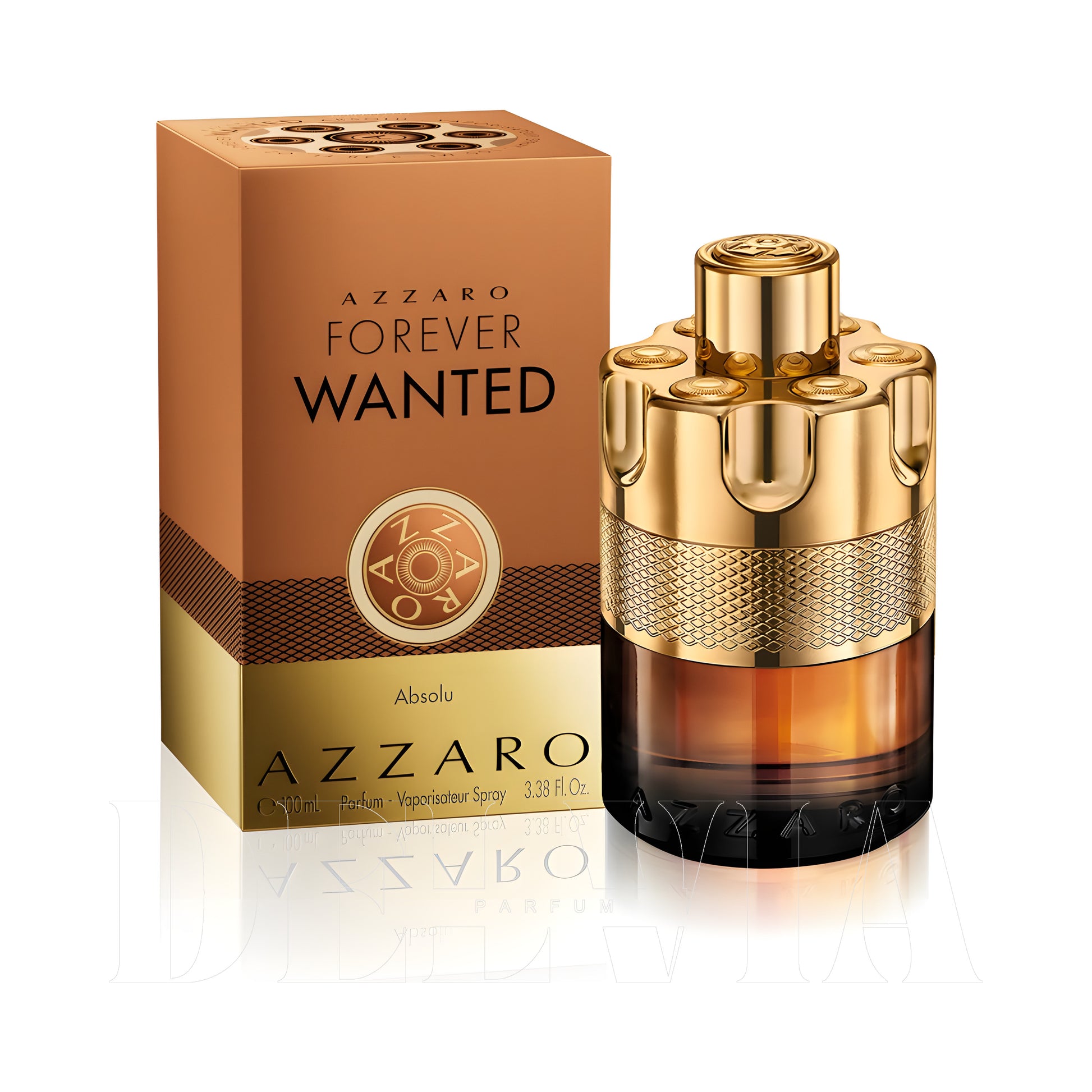 Azzaro Forever Wanted Absolu Parfum 10 ml dekant parfüm — kutu ve şişe görseli