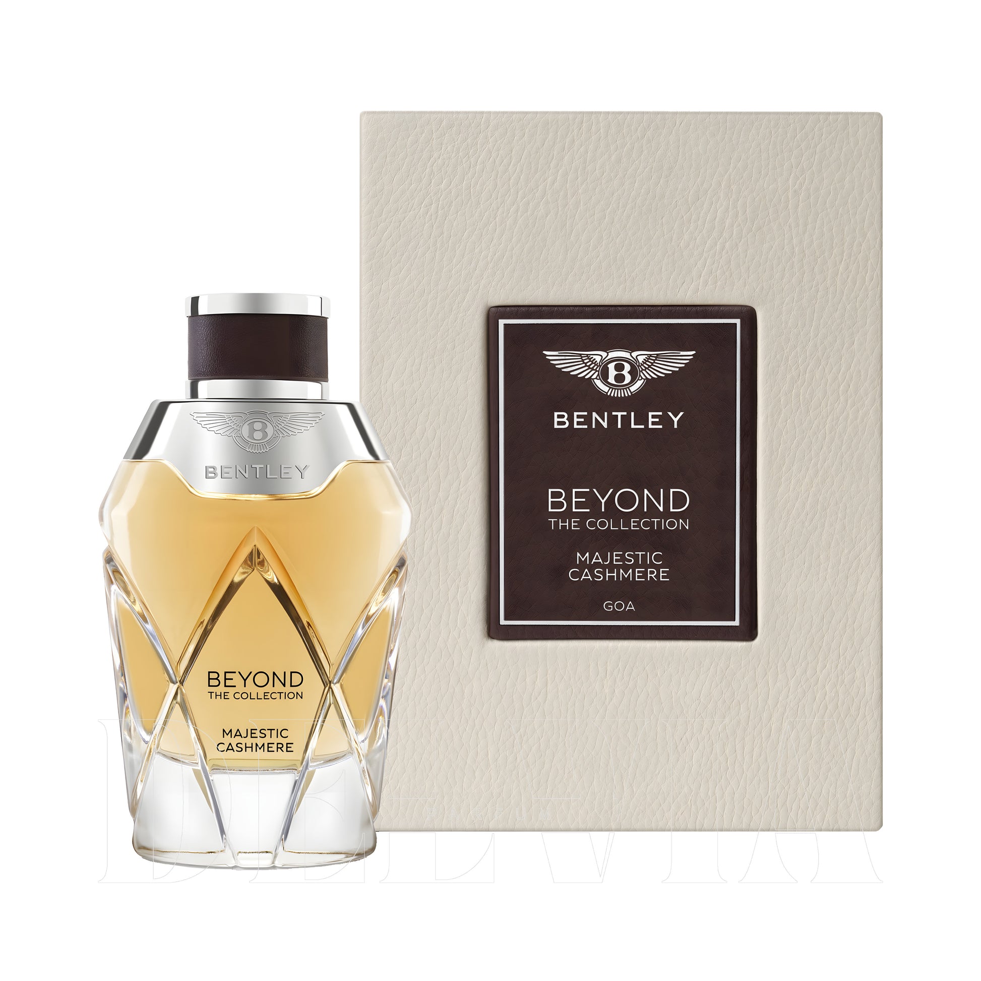 Bentley Beyond The Collection Majestic Cashmere 8 ml dekant parfüm — kutu ve şişe görseli