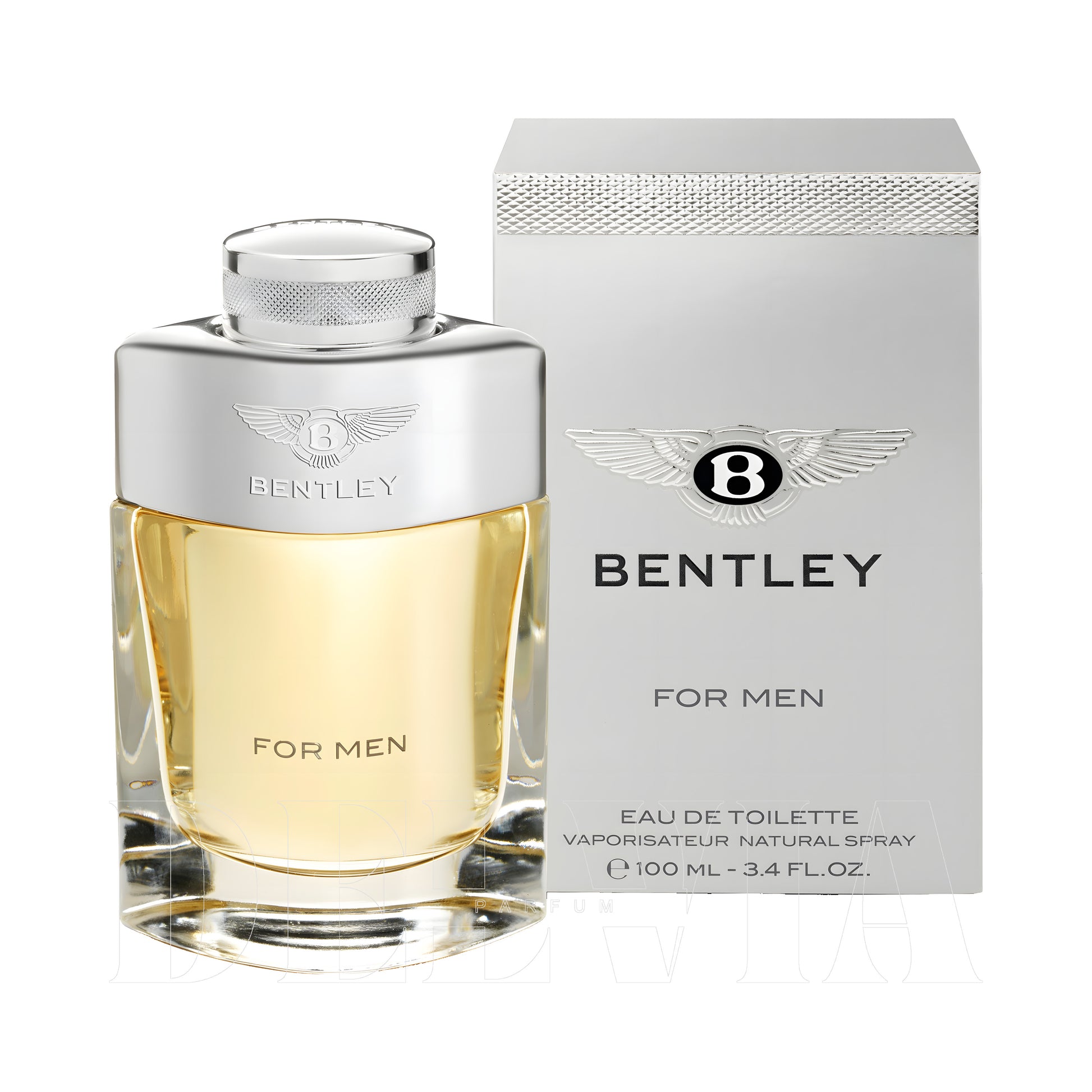 Bentley For Men 3 ml dekant parfüm — kutu ve şişe görseli