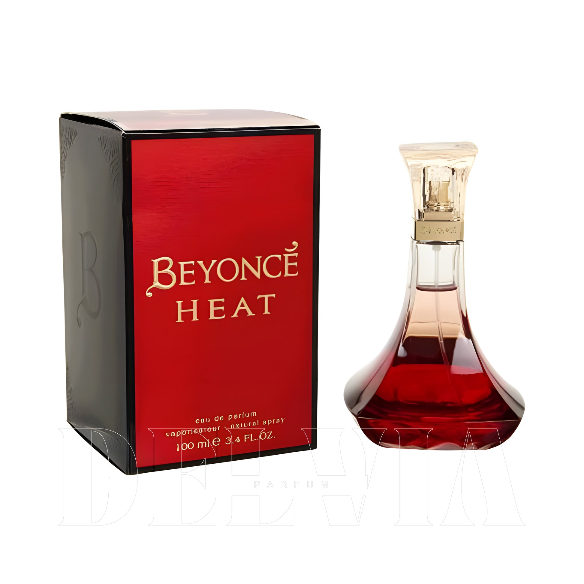 Beyonce Heat 20 ml dekant parfüm — kutu ve şişe görseli