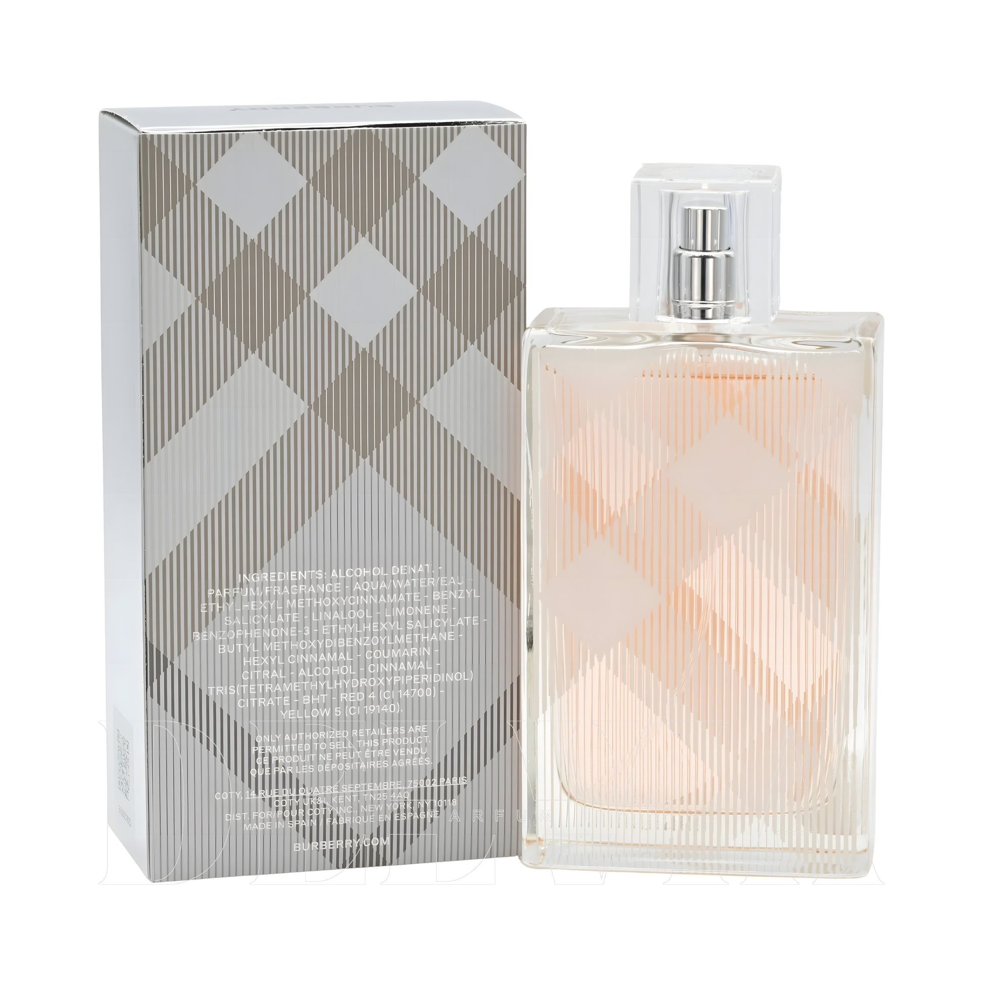 Burberry Brit 8 ml dekant parfüm — kutu ve şişe görseli
