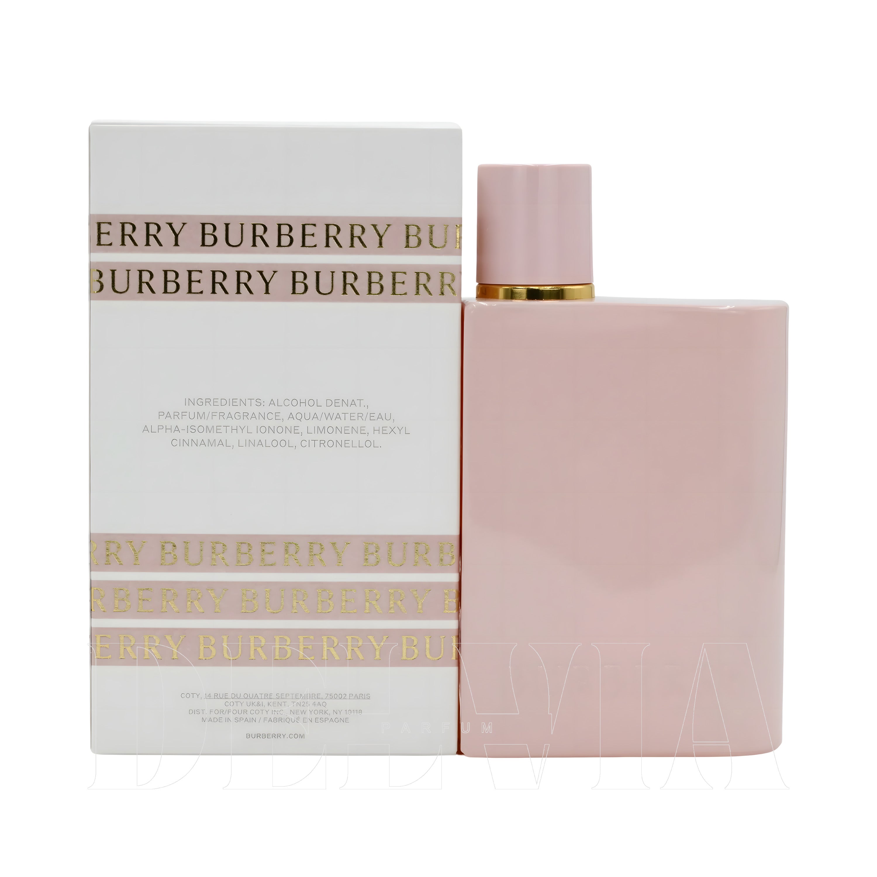 Burberry Her 10 ml dekant parfüm — kutu ve şişe görseli