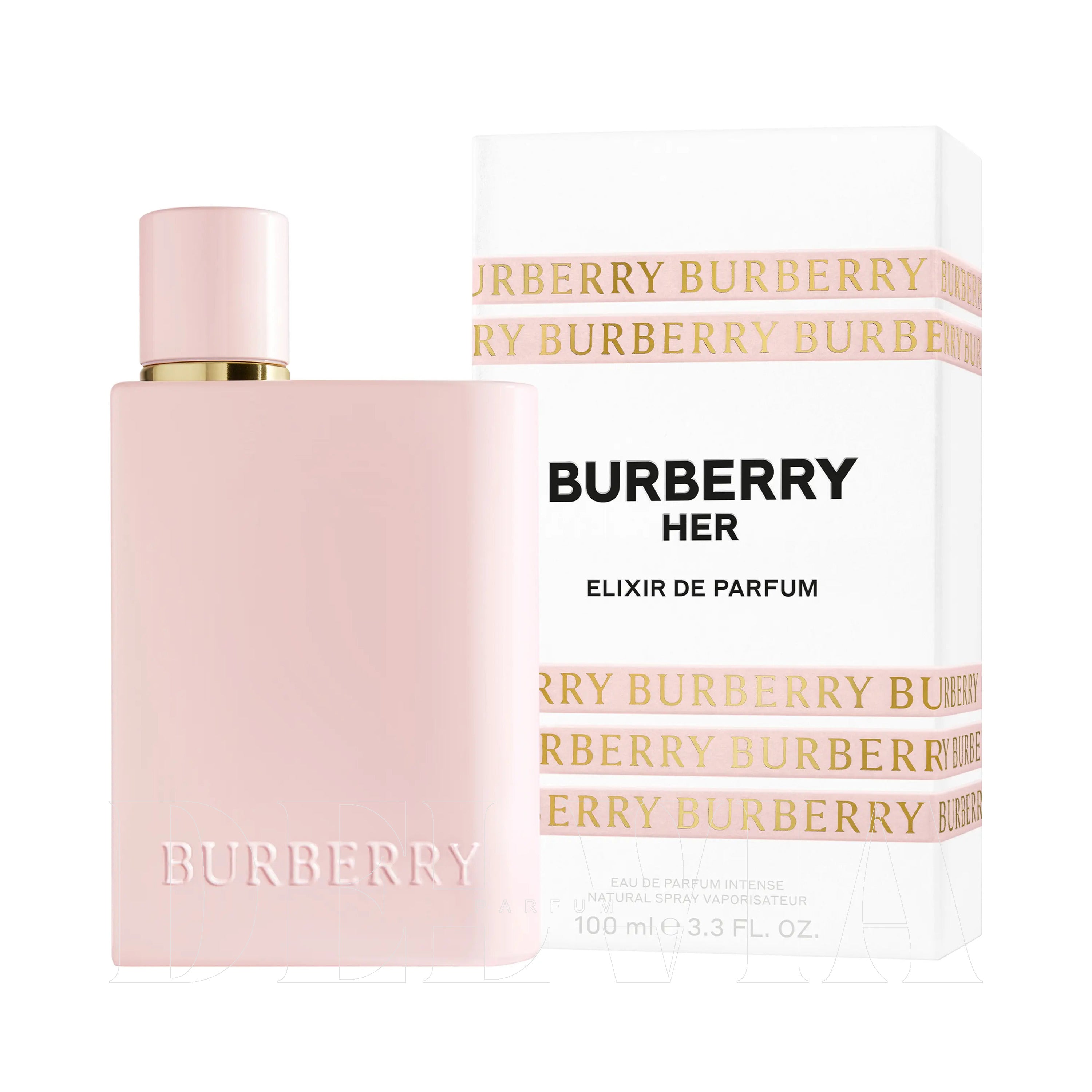 Burberry Her Elixir De Parfum 5 ml dekant parfüm — kutu ve şişe görseli
