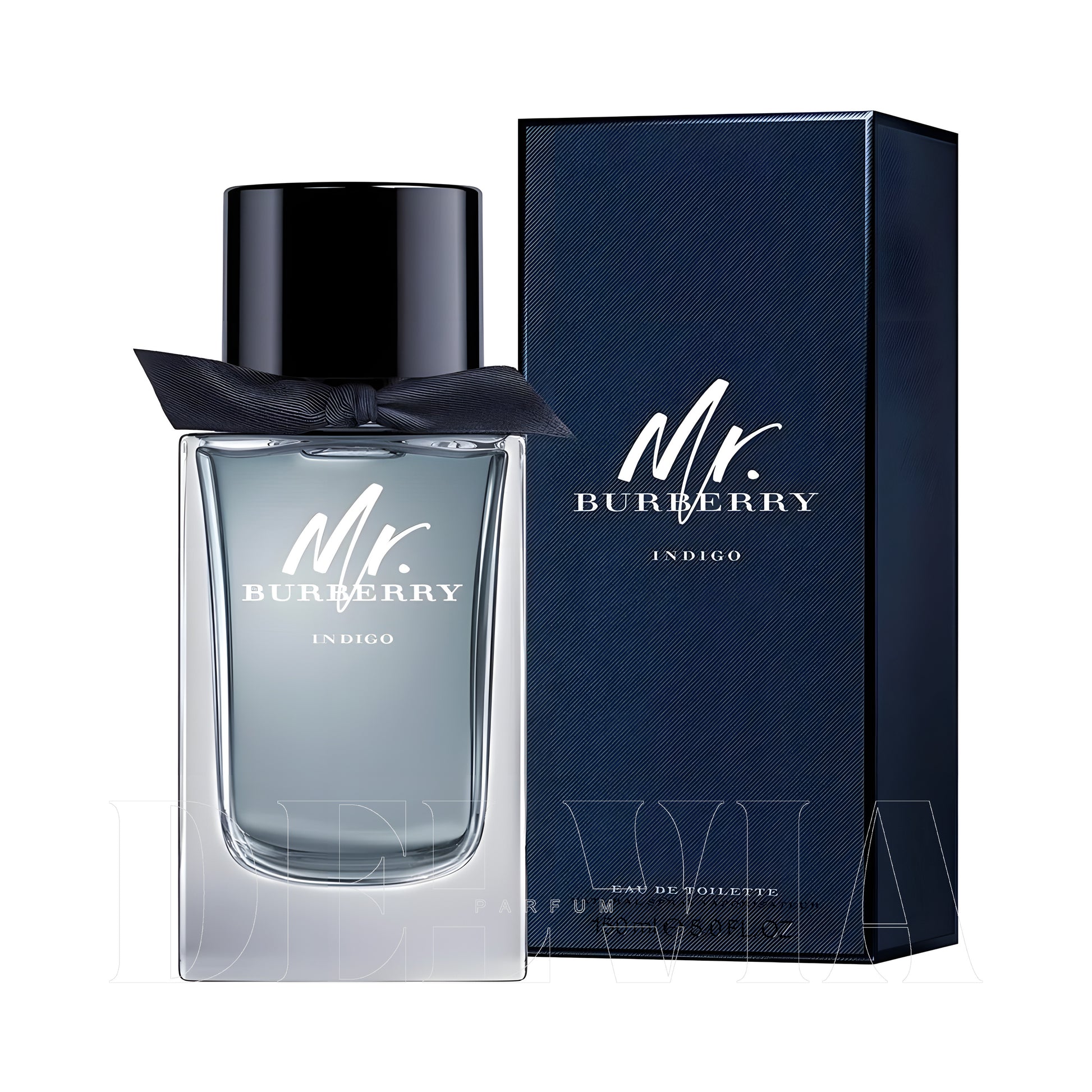 Burberry Mr Burberry Indigo 2 ml dekant parfüm — kutu ve şişe görseli