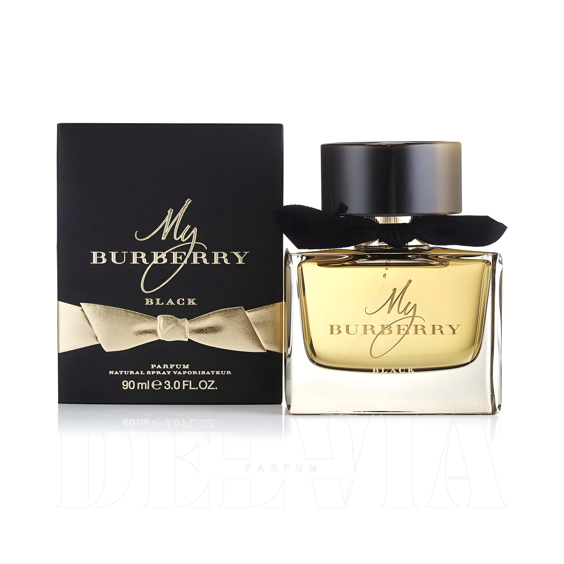 Burberry My Burberry Black 2 ml dekant parfüm — kutu ve şişe görseli