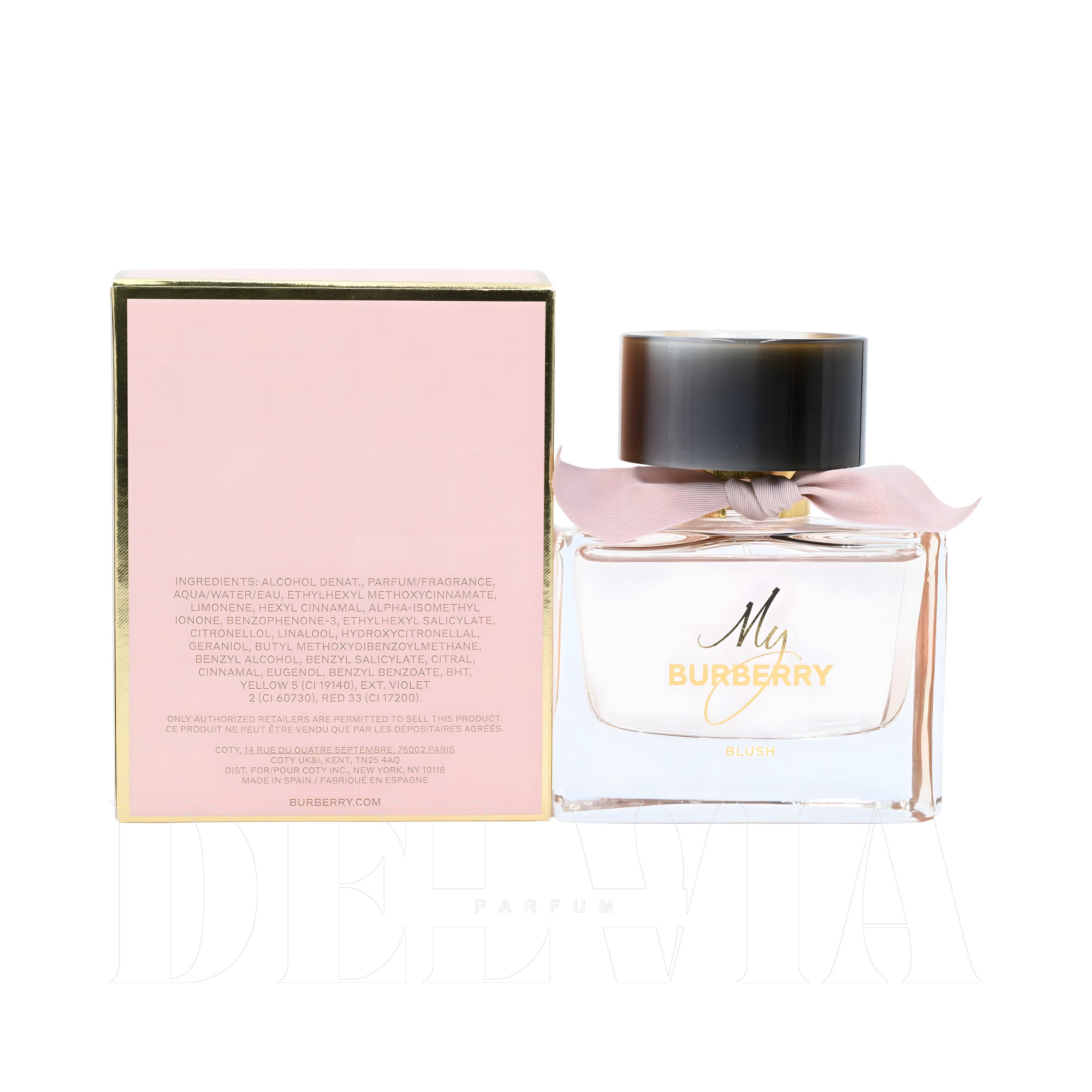 Burberry My Burberry Blush Katı Parfum — kutu ve şişe görseli