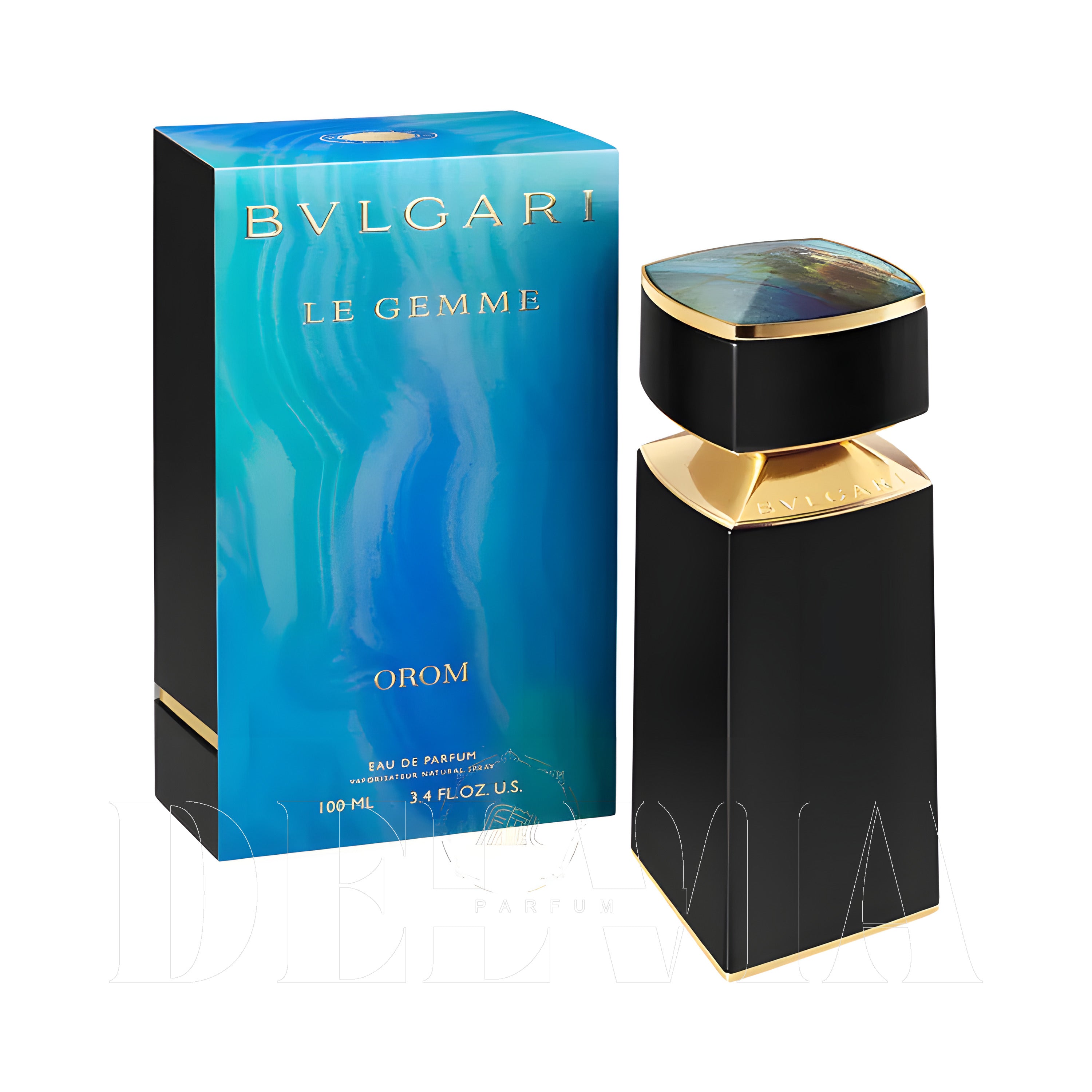 Bvlgari Le Gemme Orom 8 ml dekant parfüm — kutu ve şişe görseli