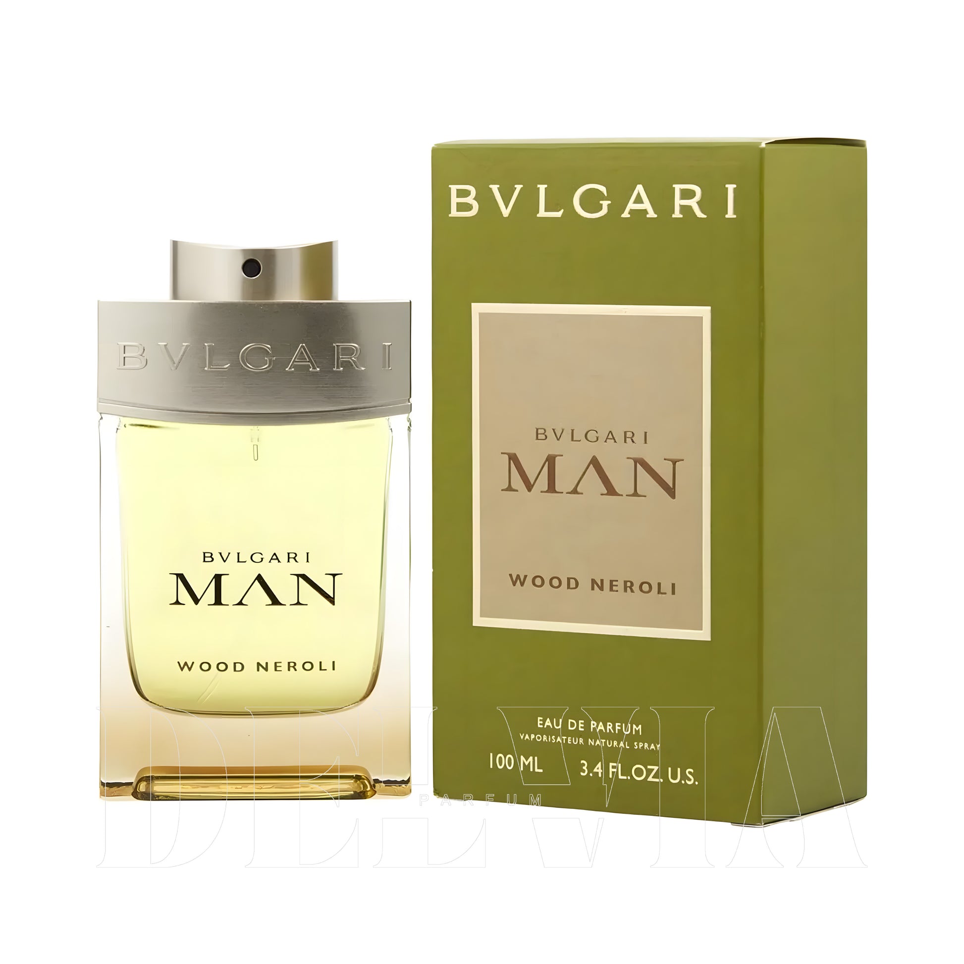 Bvlgari Man Wood Neroli Araba Kokusu — kutu ve şişe görseli