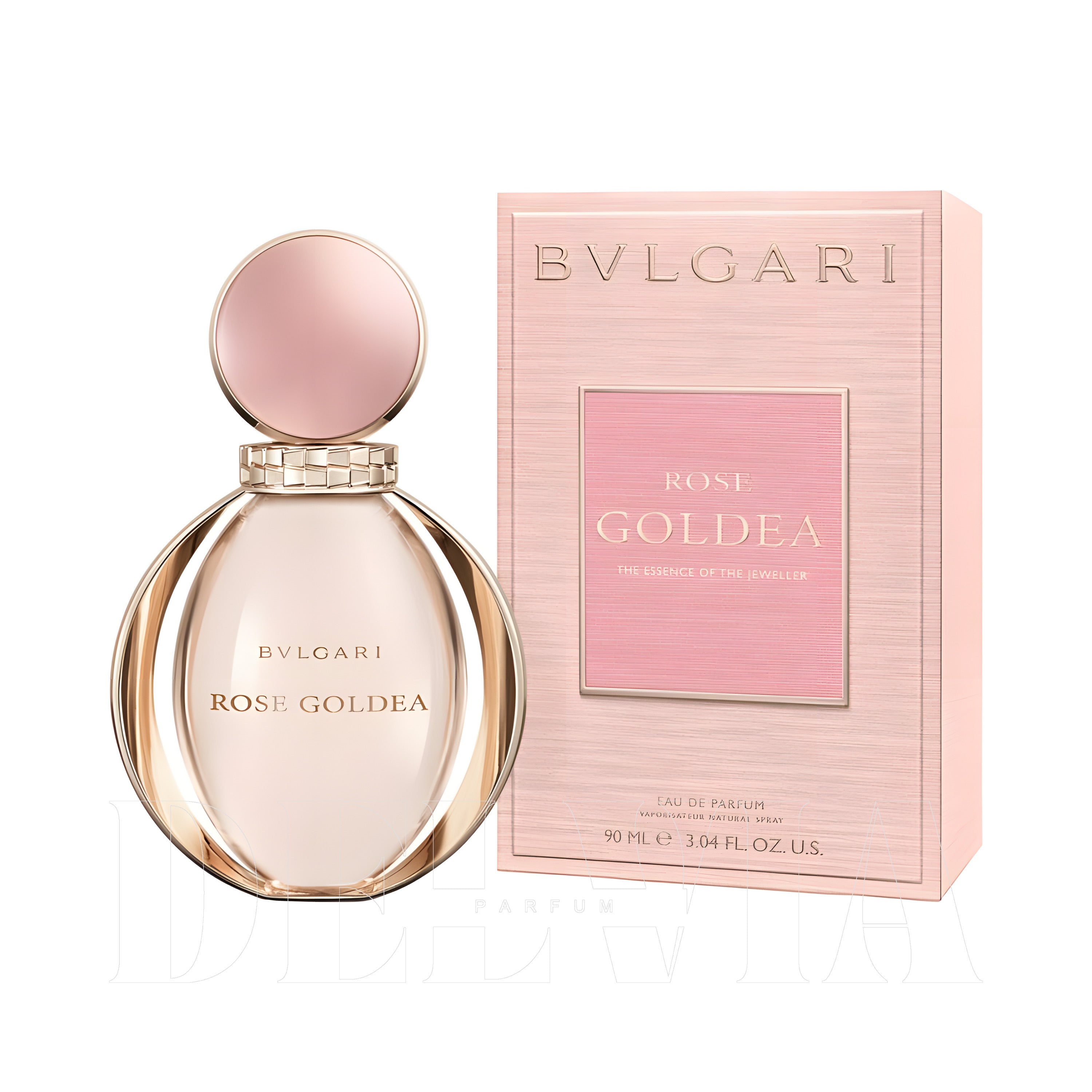 Bvlgari Rose Goldea 8 ml dekant parfüm — kutu ve şişe görseli